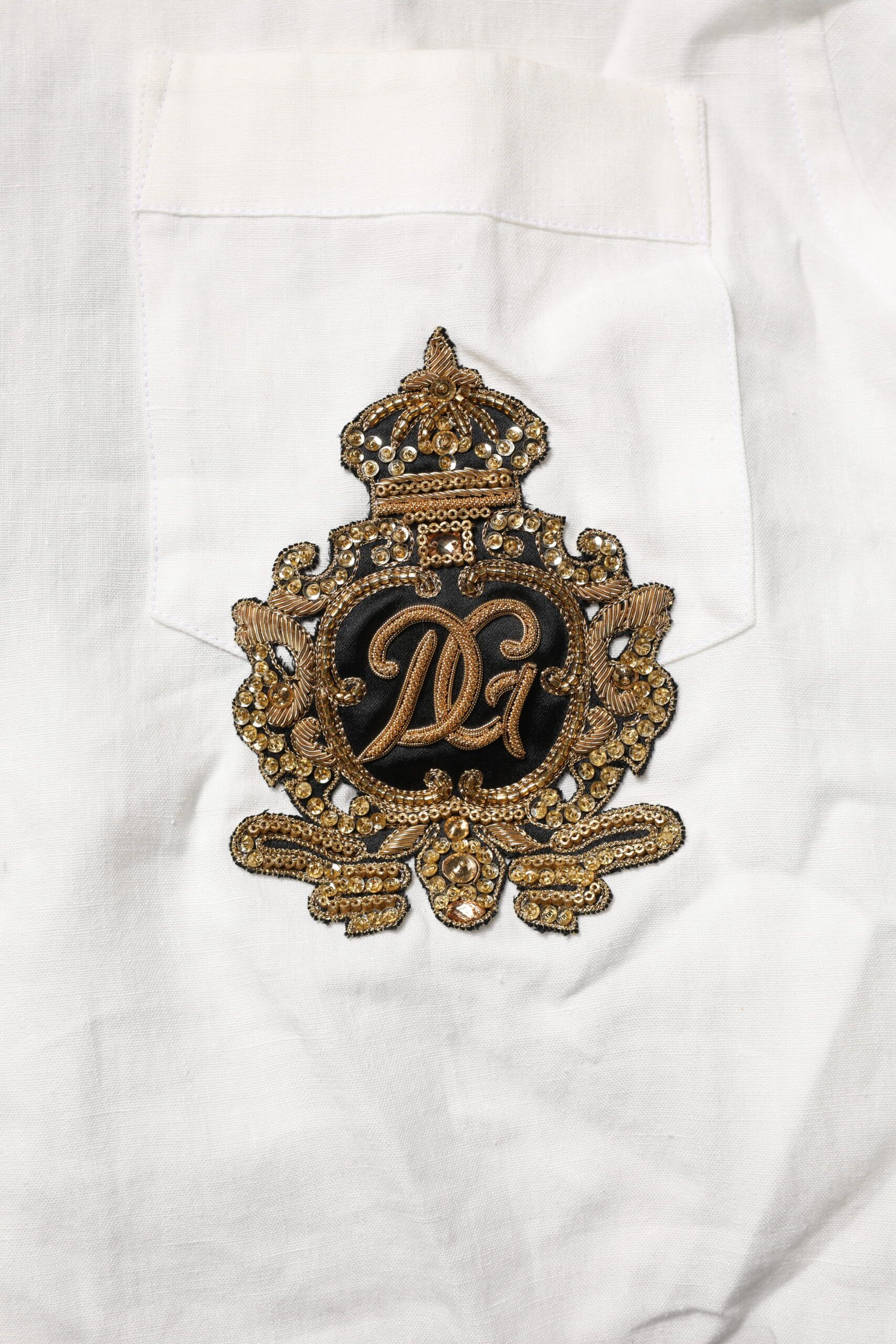 DG Crown Embellish Dress Formal Men's Shirt (Pre-Owned) - Dolce & Gabbana - Modalova