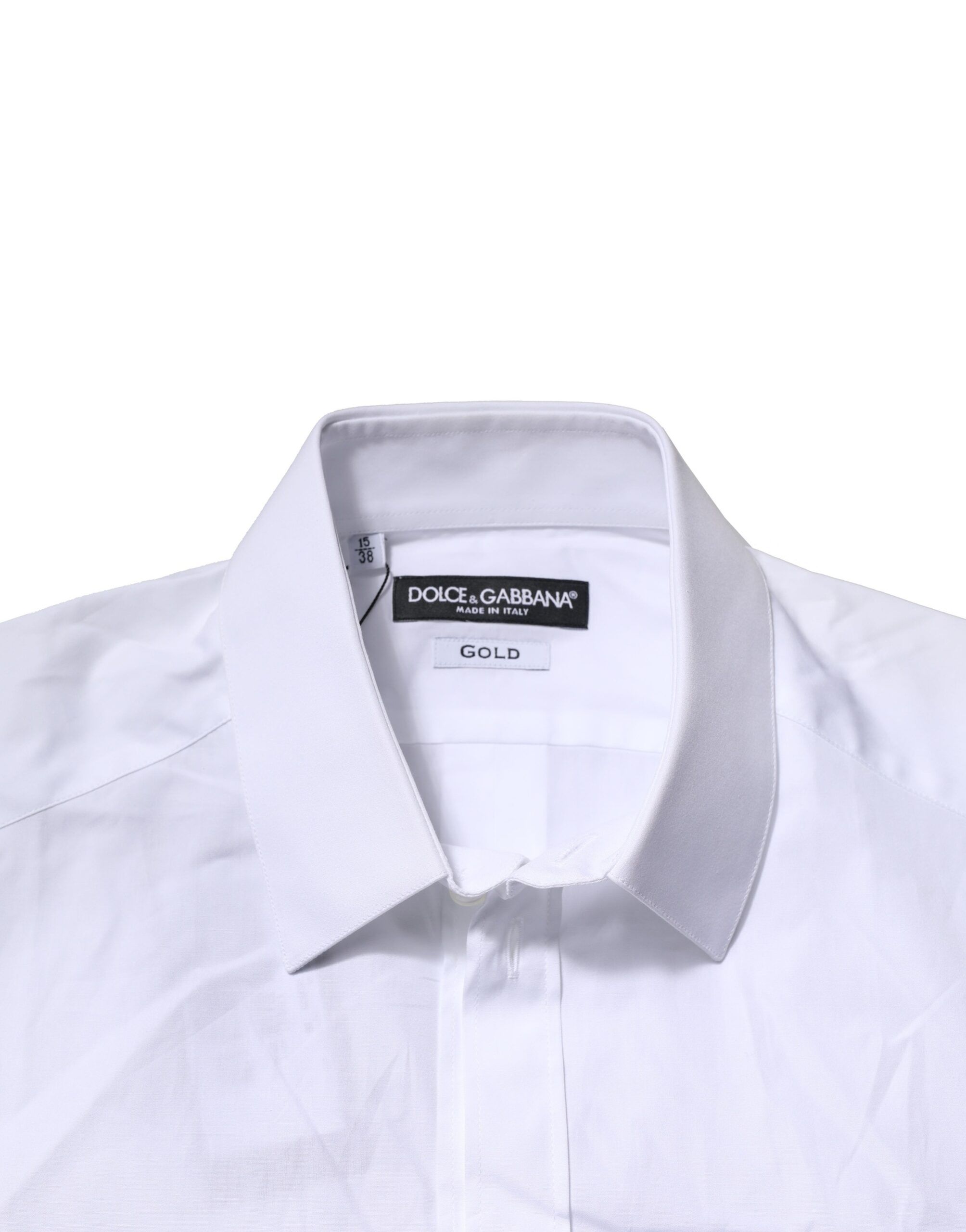 Cotton Short Sleeves GOLD Casual Men's Shirt - Dolce & Gabbana - Modalova