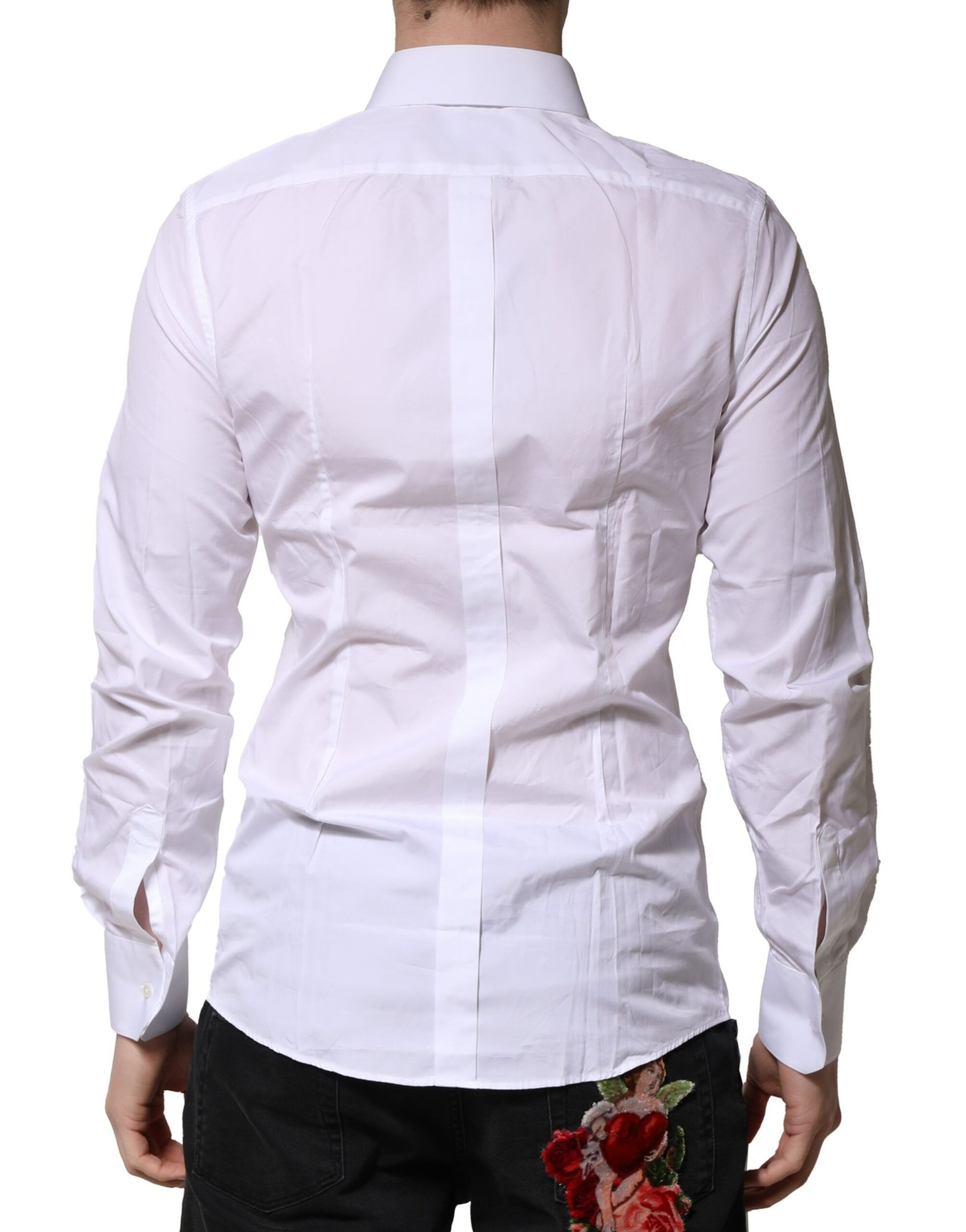 Cotton GOLD Long Sleeves Formal Men's Shirt (Pre-Owned) - Dolce & Gabbana - Modalova