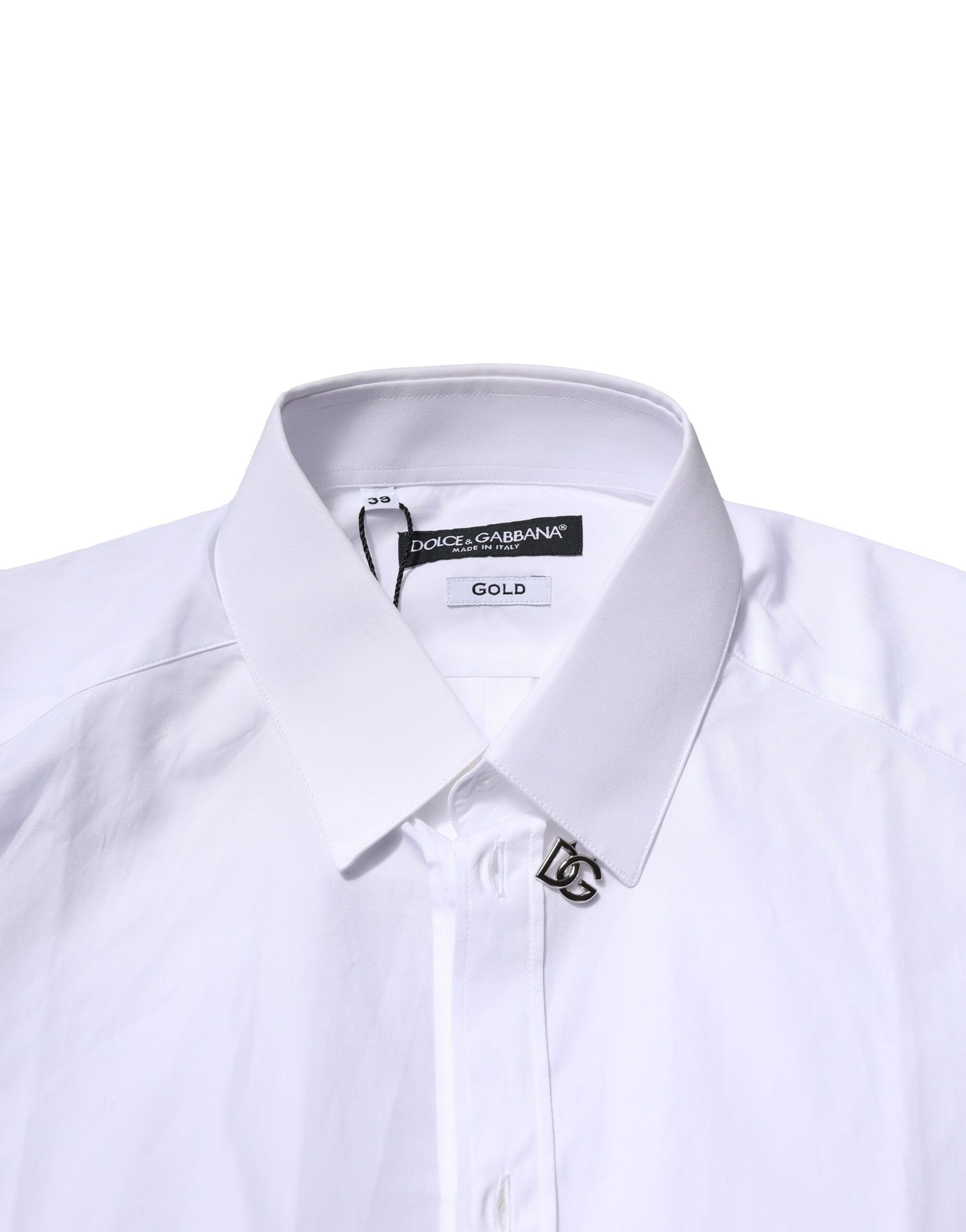 Cotton GOLD Long Sleeves Formal Men's Shirt (Pre-Owned) - Dolce & Gabbana - Modalova