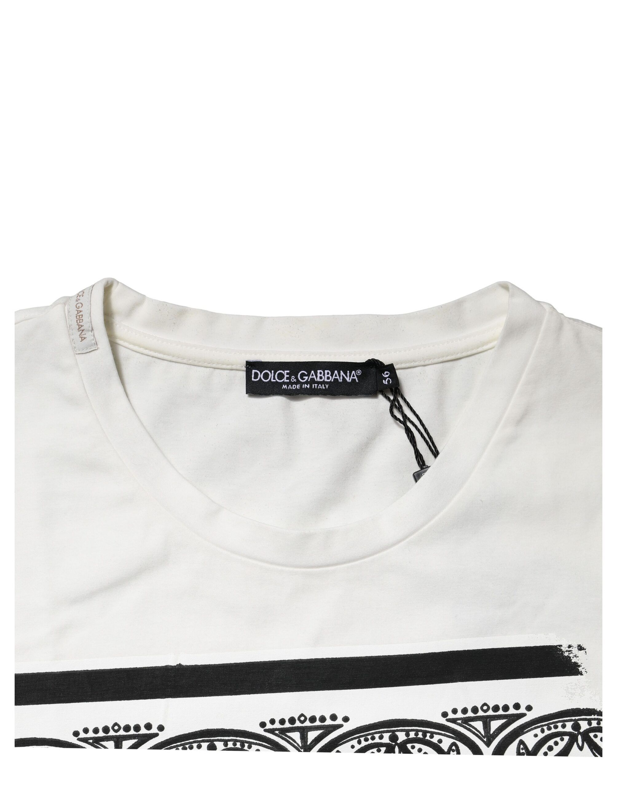 Bandana Crew Neck Short Sleeves Men's T-shirt (Pre-Owned) - Dolce & Gabbana - Modalova