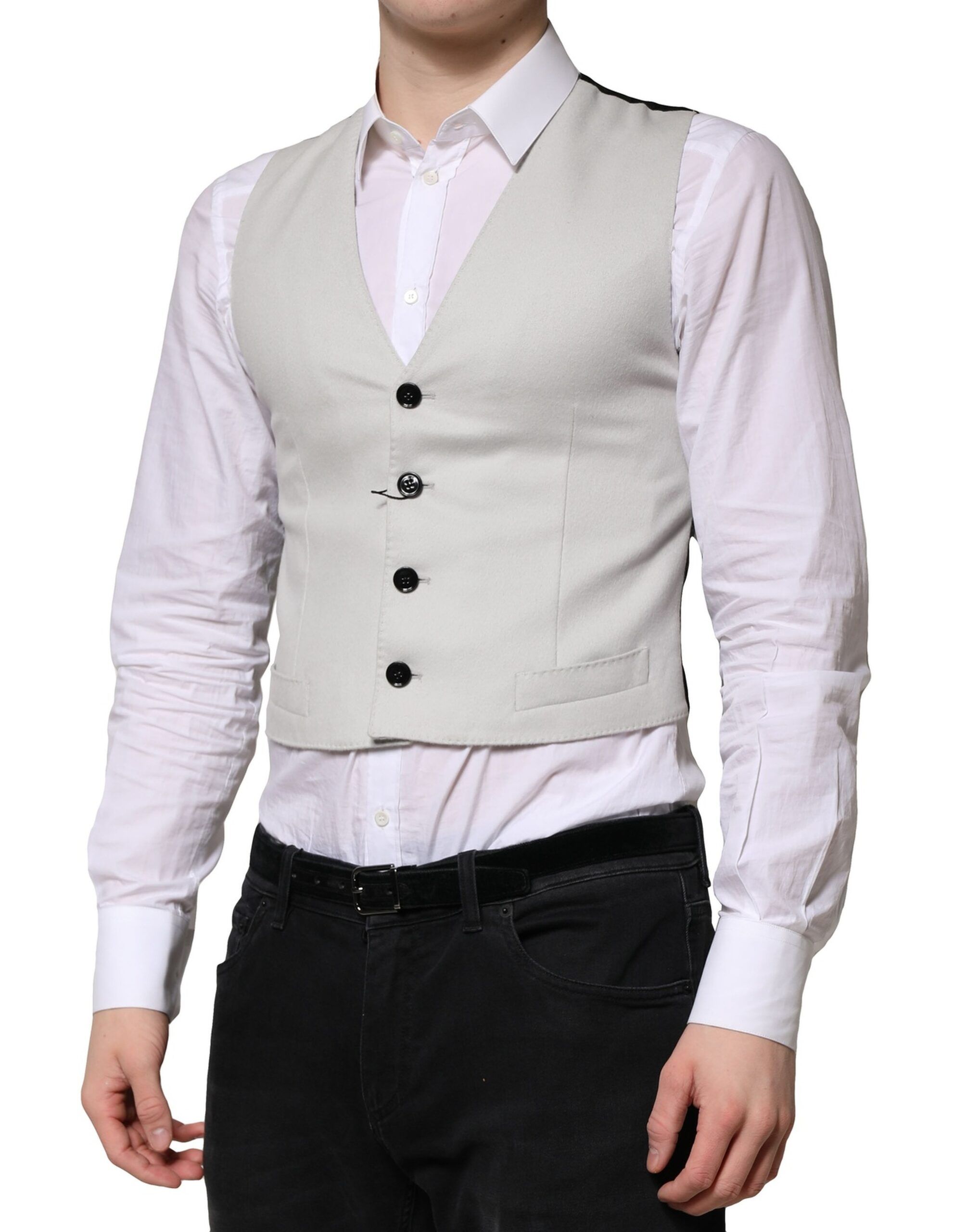 Wool Dress Formal Men Waistcoat Men's Vest - Dolce & Gabbana - Modalova
