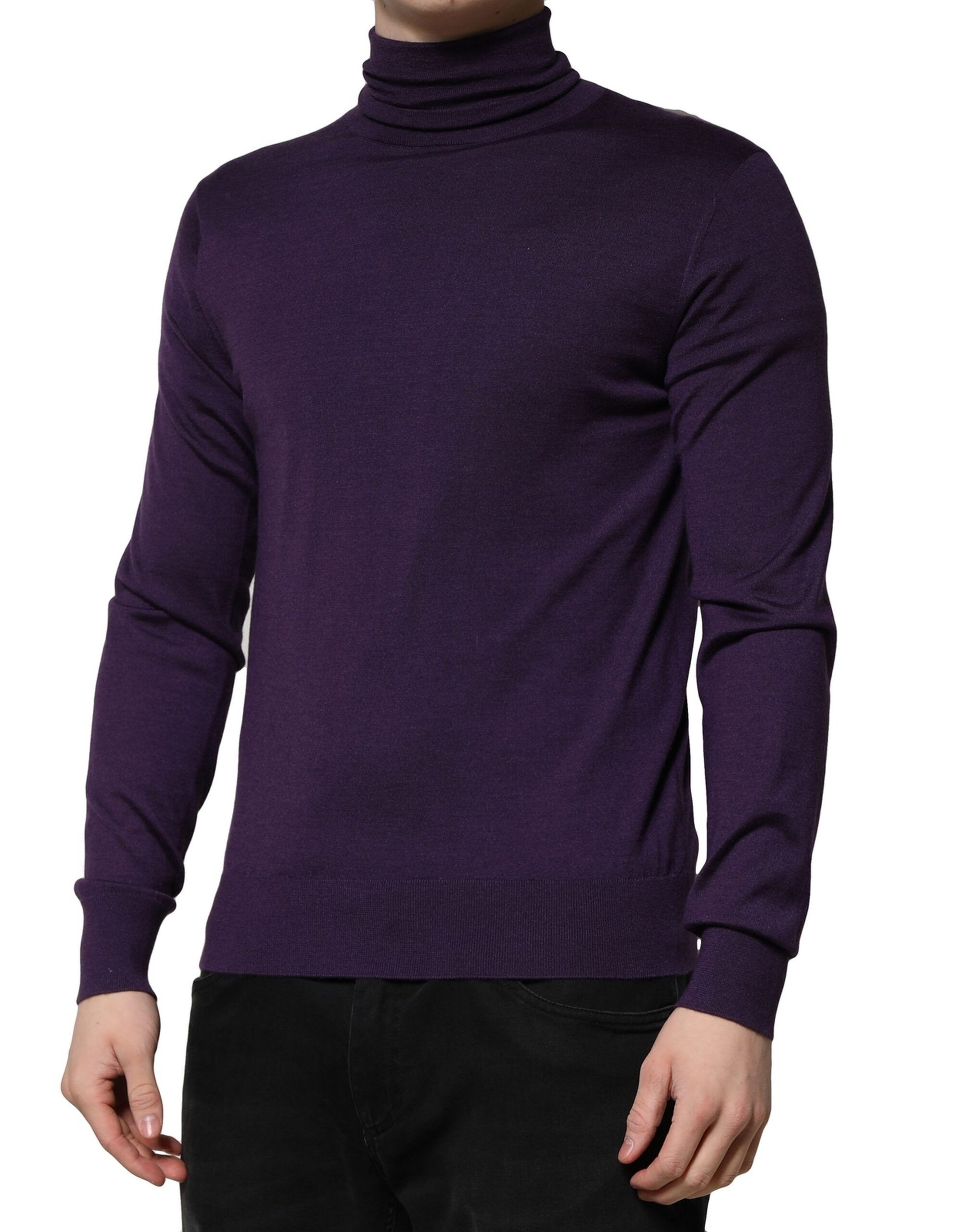 Cashmere Turtleneck Pullover Men's Sweater - Dolce & Gabbana - Modalova