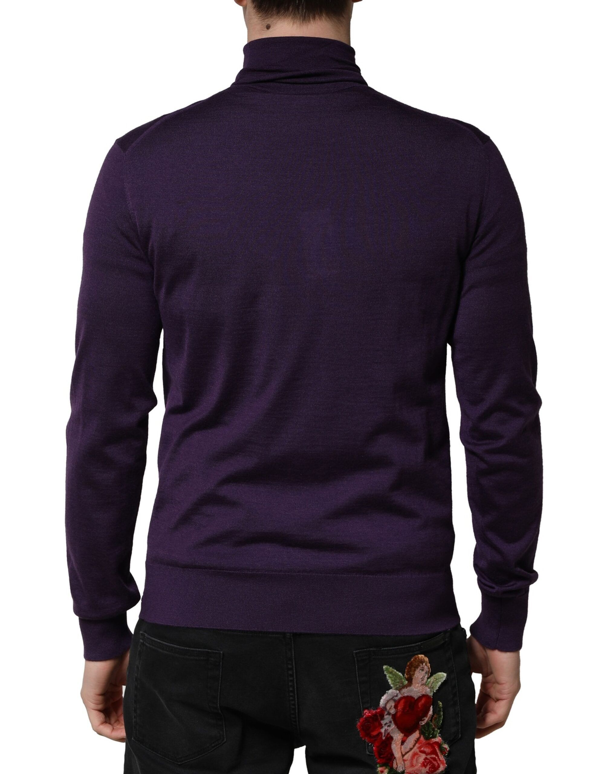 Cashmere Turtleneck Pullover Men's Sweater - Dolce & Gabbana - Modalova