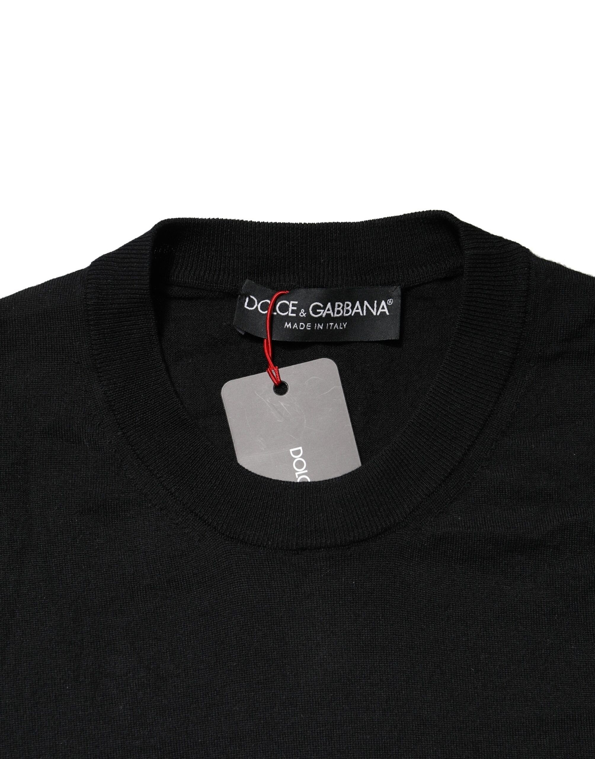Long Sleeve Crew Neck Pullover Men's Sweater (Pre-Owned) - Dolce & Gabbana - Modalova