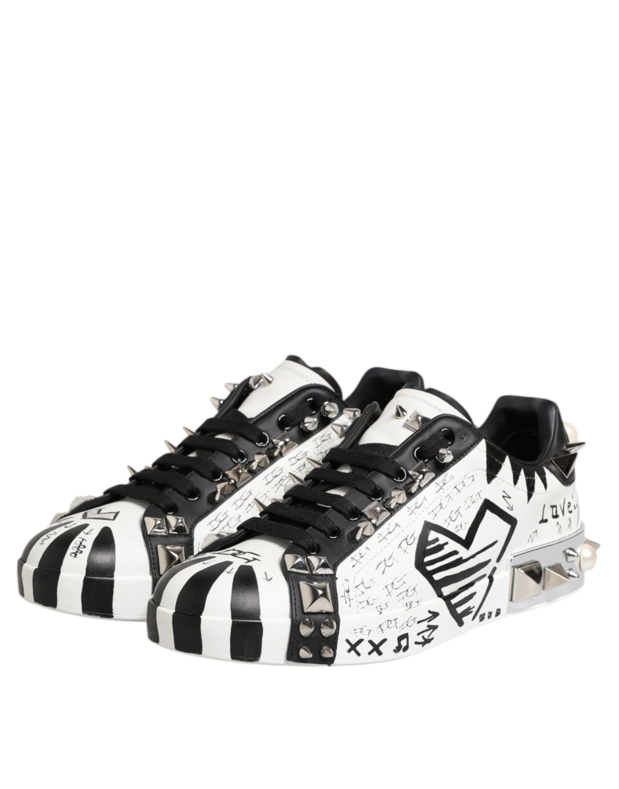 Studded Low Top Sneakers Men's Shoes (Pre-Owned) - Dolce & Gabbana - Modalova