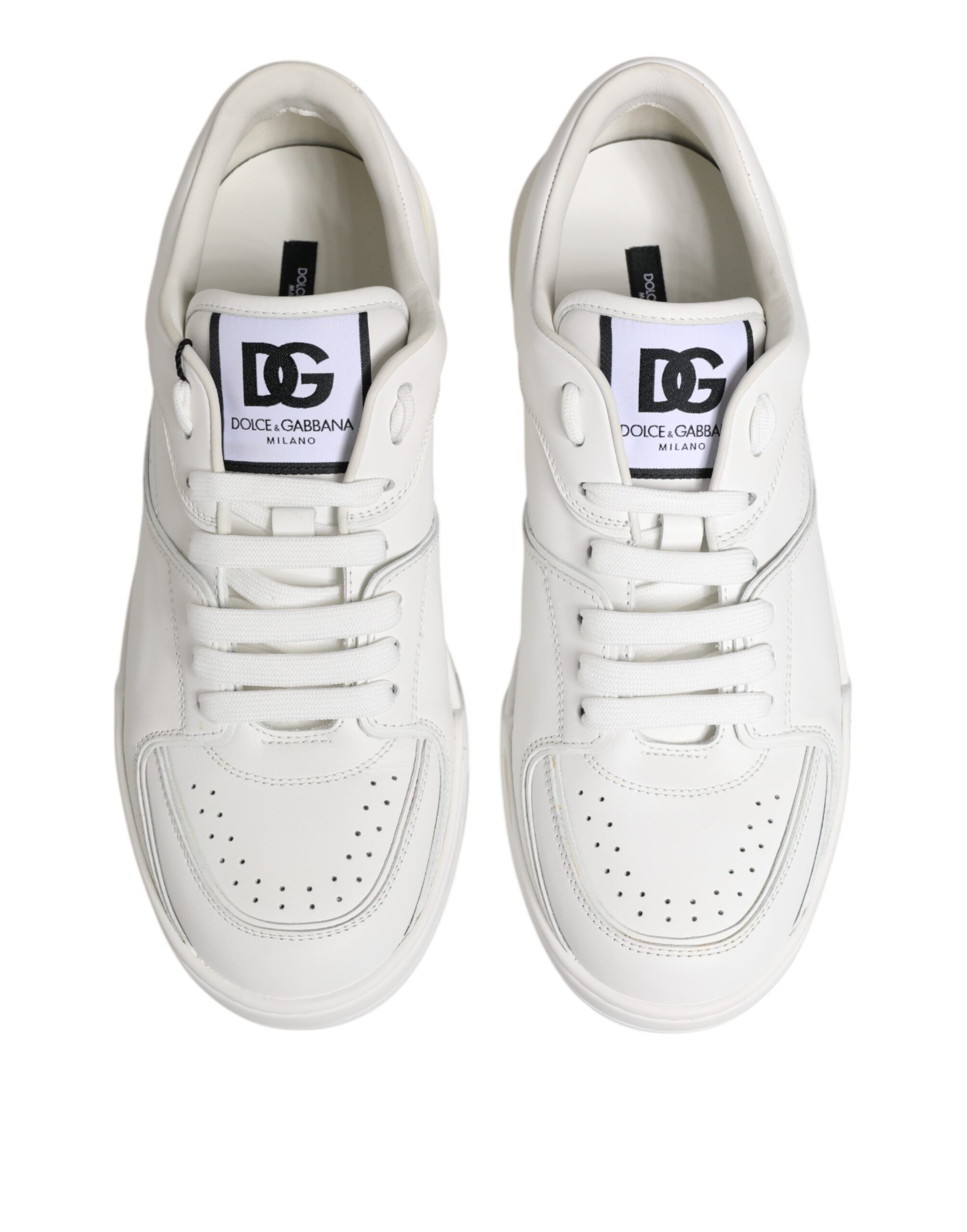 Miami Leather Low Top Sneakers Men's Shoes (Pre-Owned) - Dolce & Gabbana - Modalova