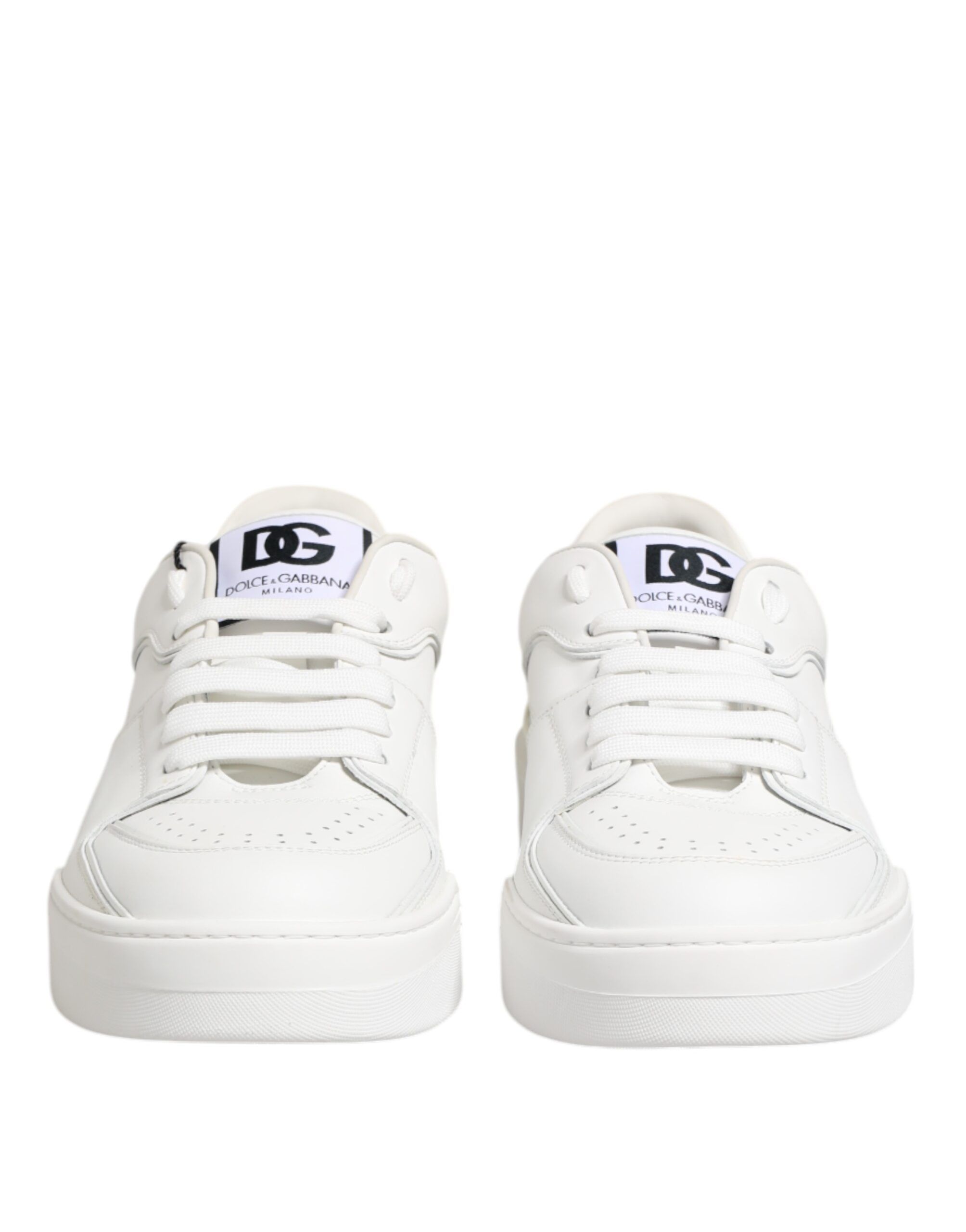 Miami Leather Low Top Sneakers Men's Shoes (Pre-Owned) - Dolce & Gabbana - Modalova