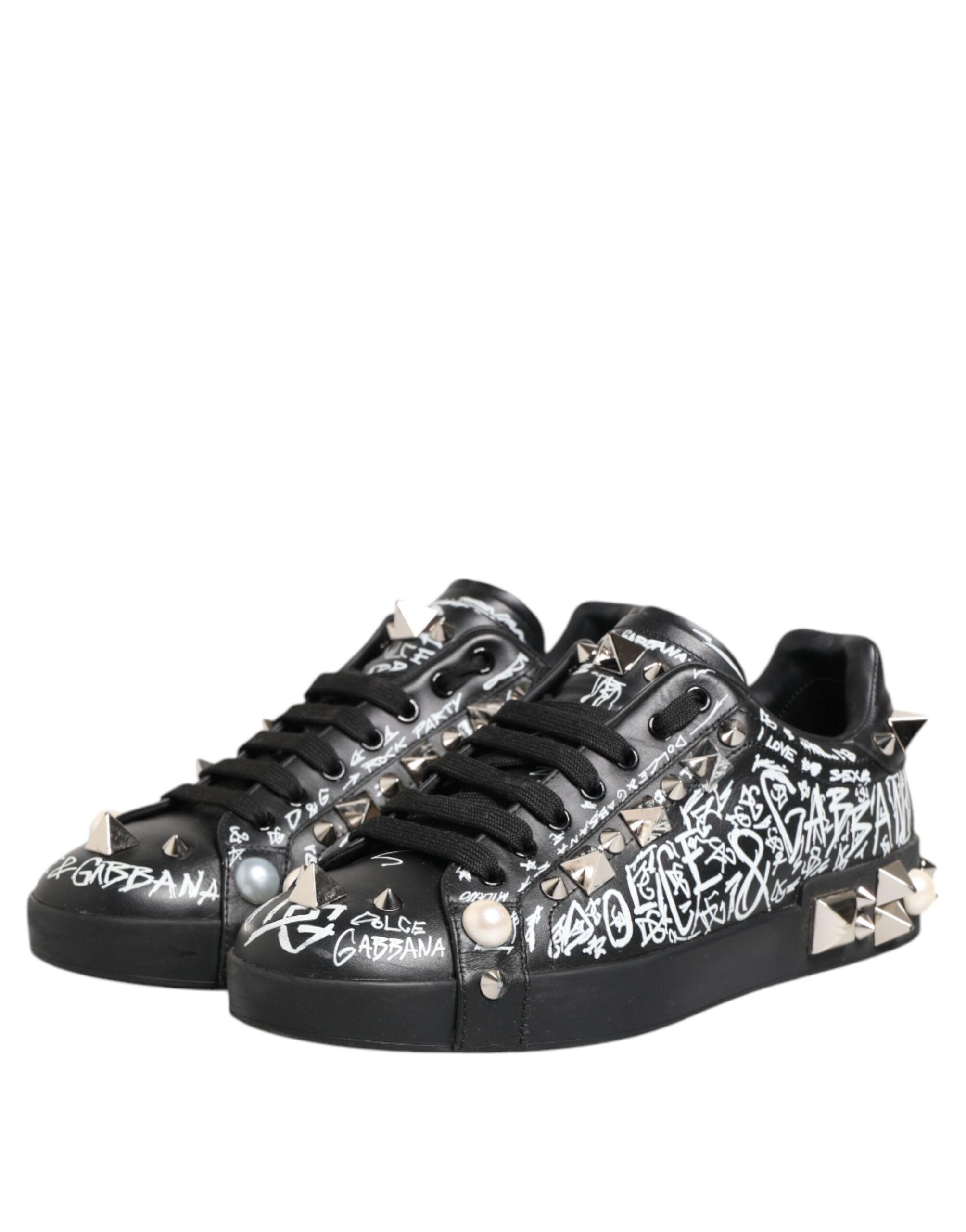 Portofino Stud Embellished Sneakers Men's Shoes (Pre-Owned) - Dolce & Gabbana - Modalova