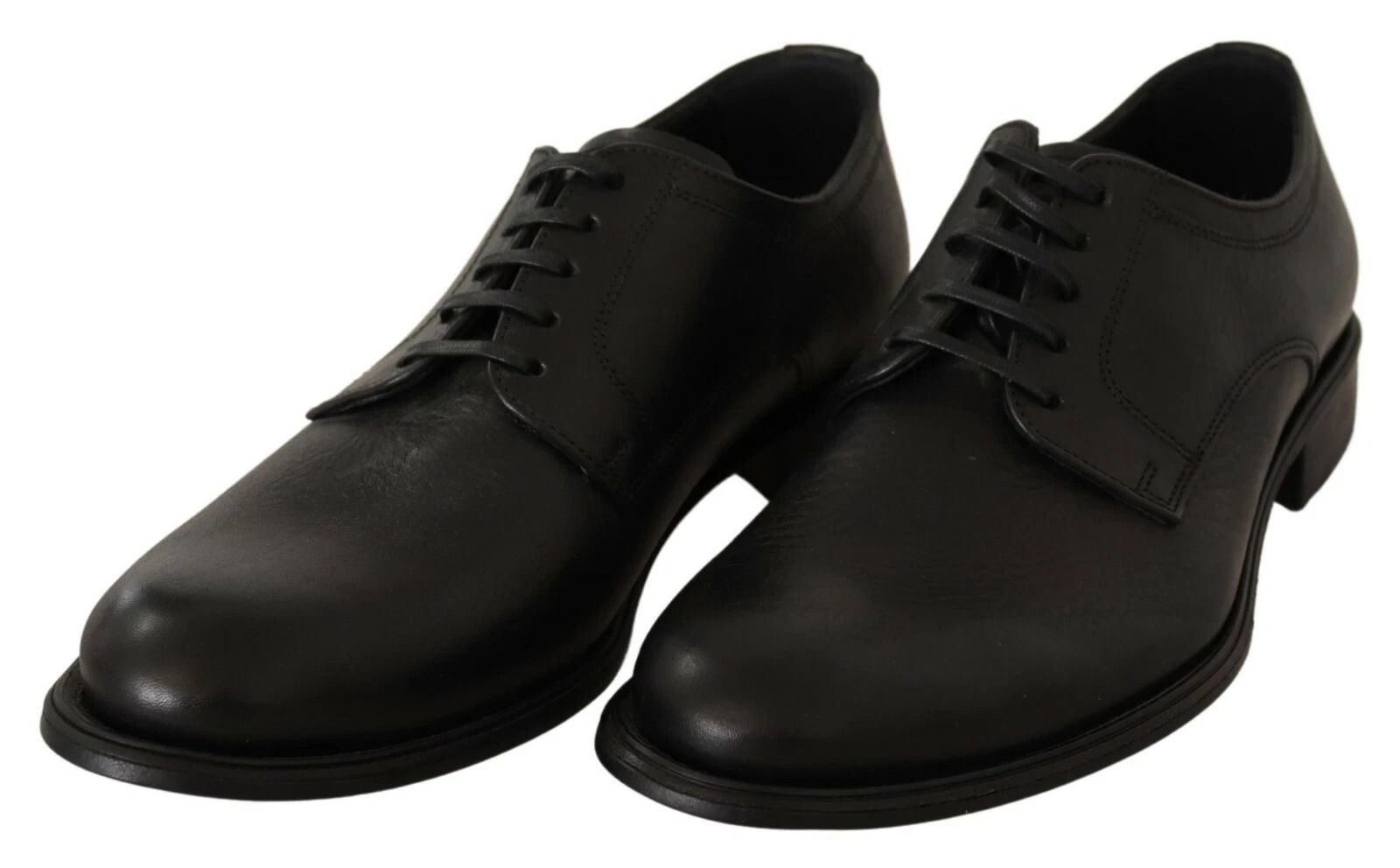 Lace Up Leather Men Formal Derby Men's Shoes - Dolce & Gabbana - Modalova