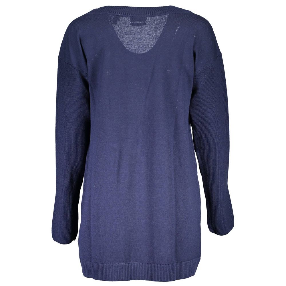 Gant Blu Wool Womens Cardigan - Gant - Modalova