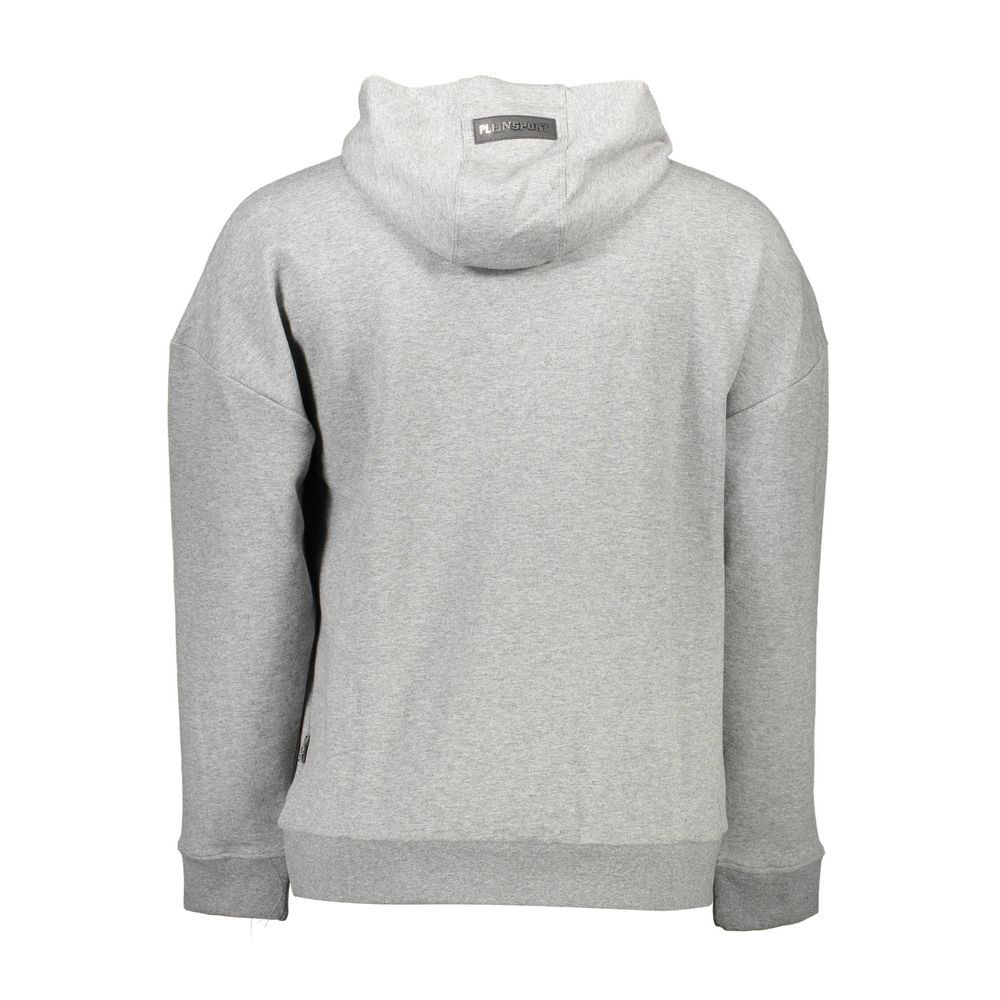Grigio Cotton Men's Men's Sweatshirt - Plein Sport - Modalova