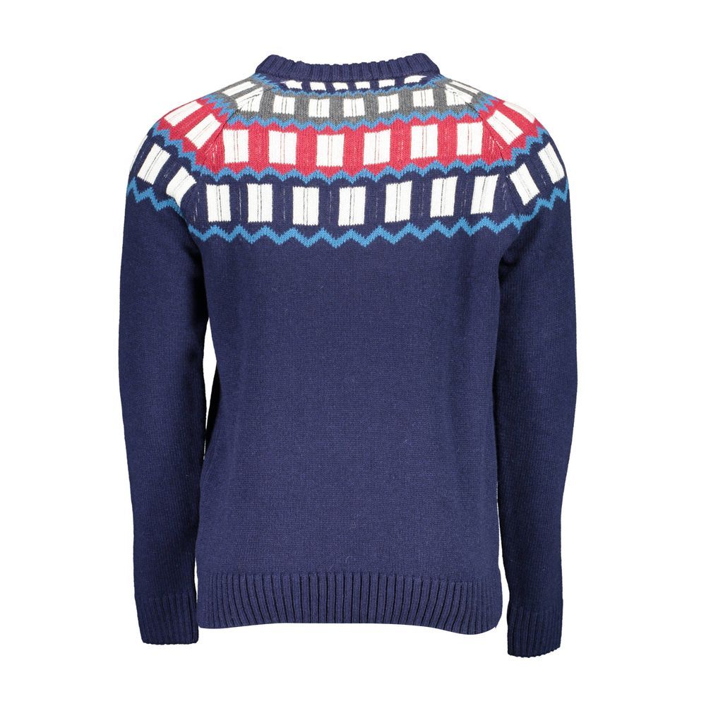 Gant Blue Wool Men Men's Sweater - Gant - Modalova