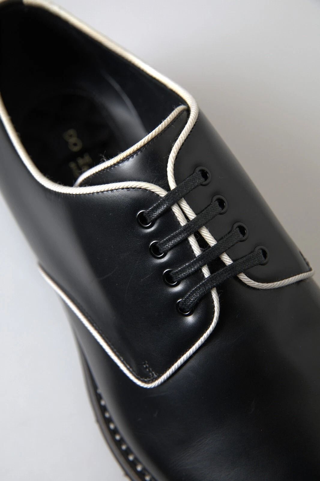 White Leather Formal Dress Men's Shoes - Dolce & Gabbana - Modalova
