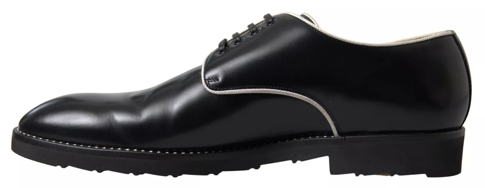 White Leather Formal Dress Men's Shoes - Dolce & Gabbana - Modalova