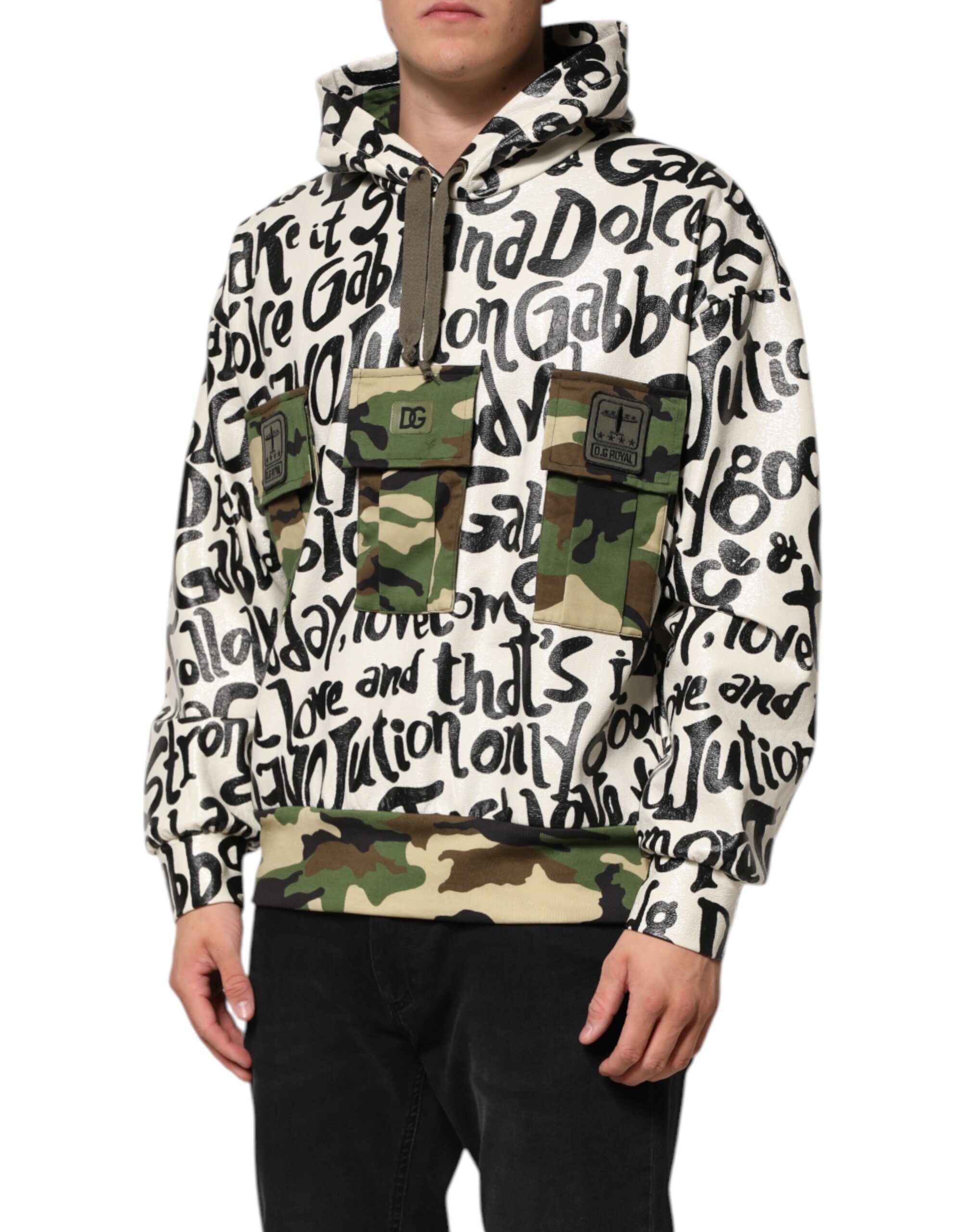 Hooded DGMania Sweatshirt Men's Sweater - Dolce & Gabbana - Modalova