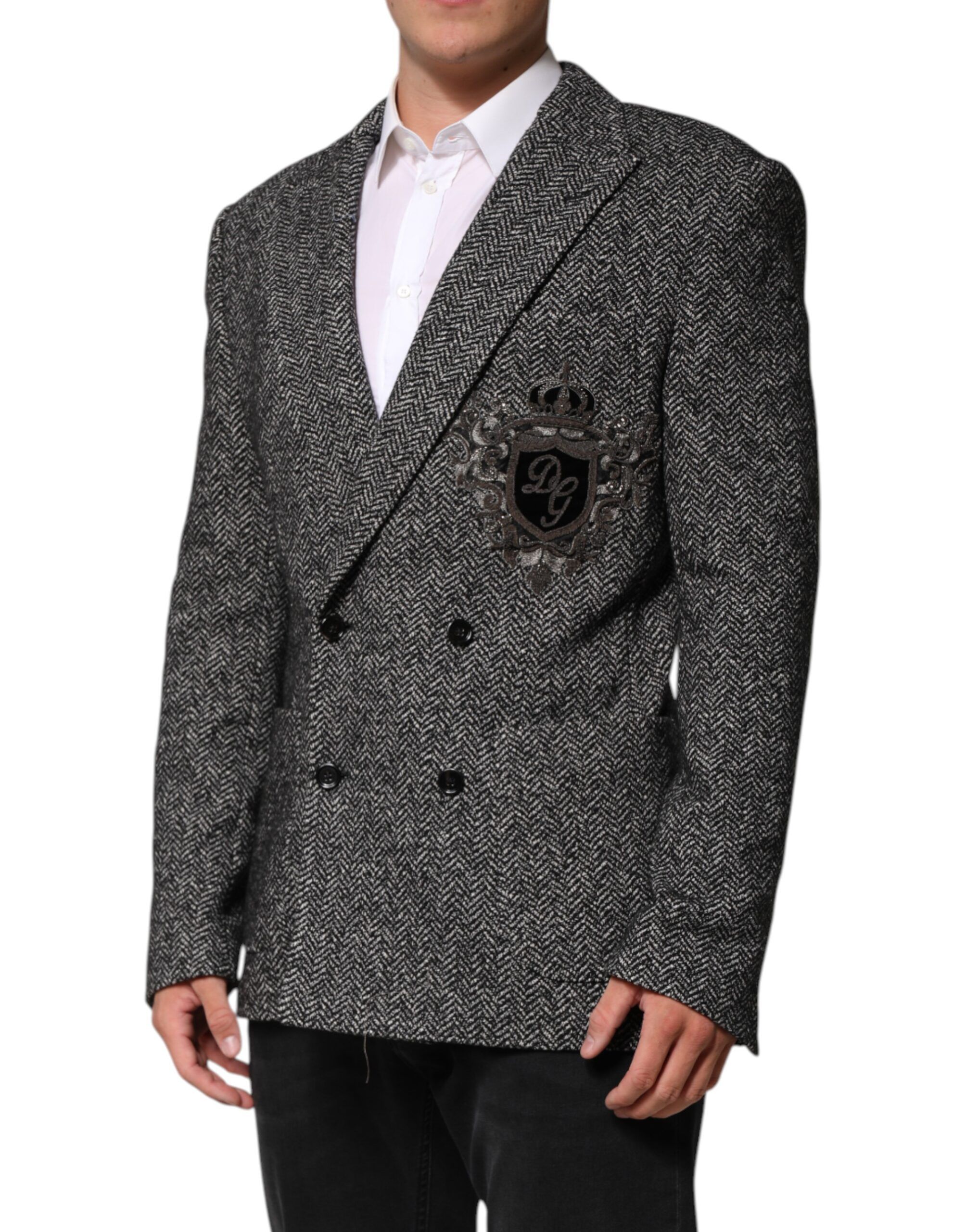 White Double Breasted Men Suit Men's Blazer - Dolce & Gabbana - Modalova