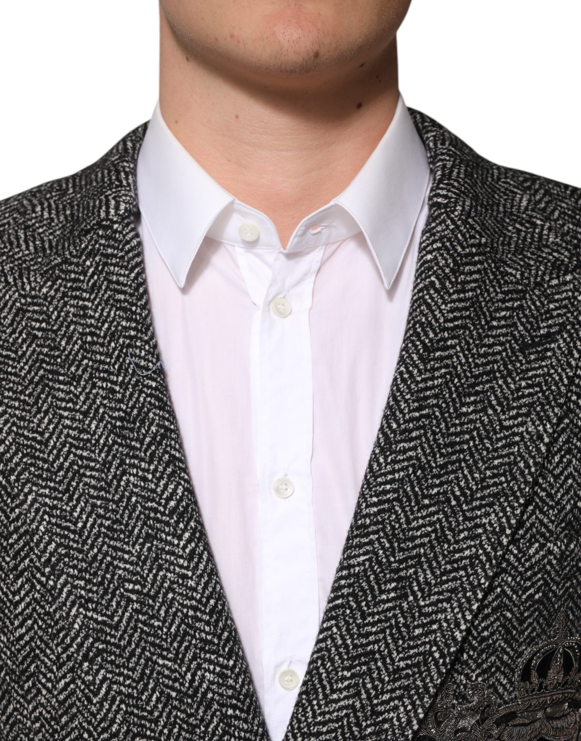 White Double Breasted Men Suit Men's Blazer - Dolce & Gabbana - Modalova