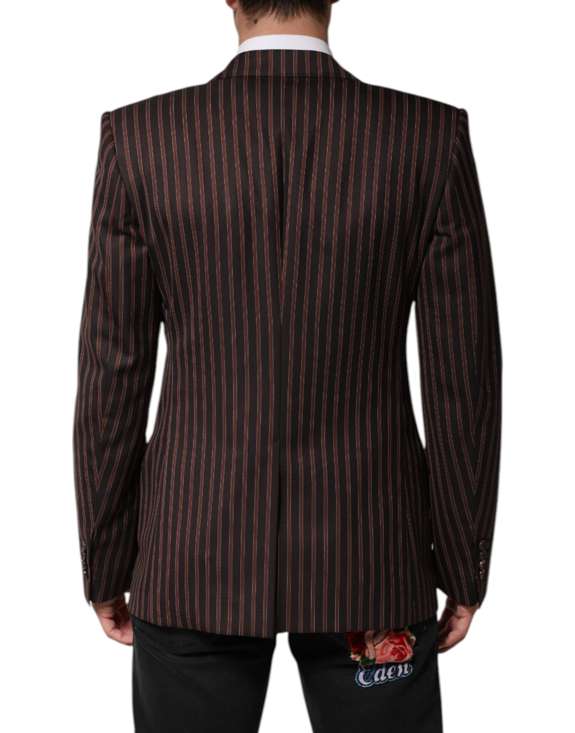 Stripe Single Breasted Men's Blazer - Dolce & Gabbana - Modalova