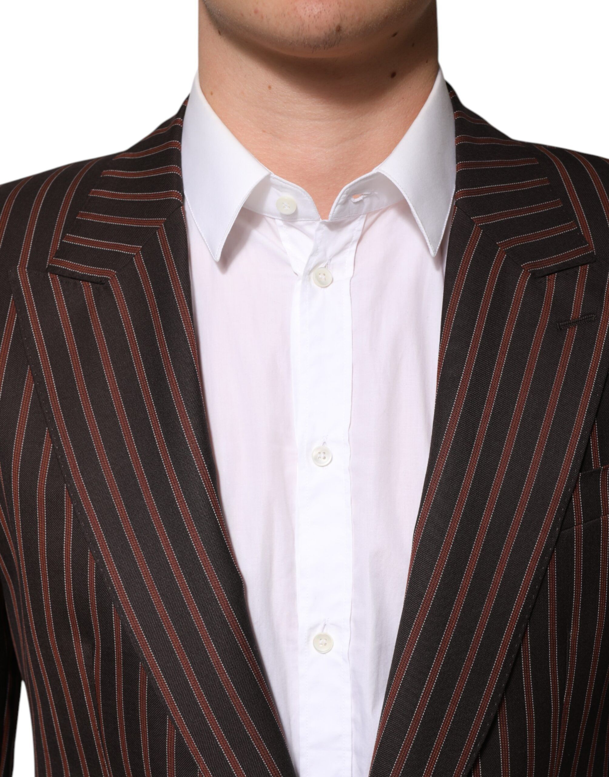 Stripe Single Breasted Men's Blazer - Dolce & Gabbana - Modalova