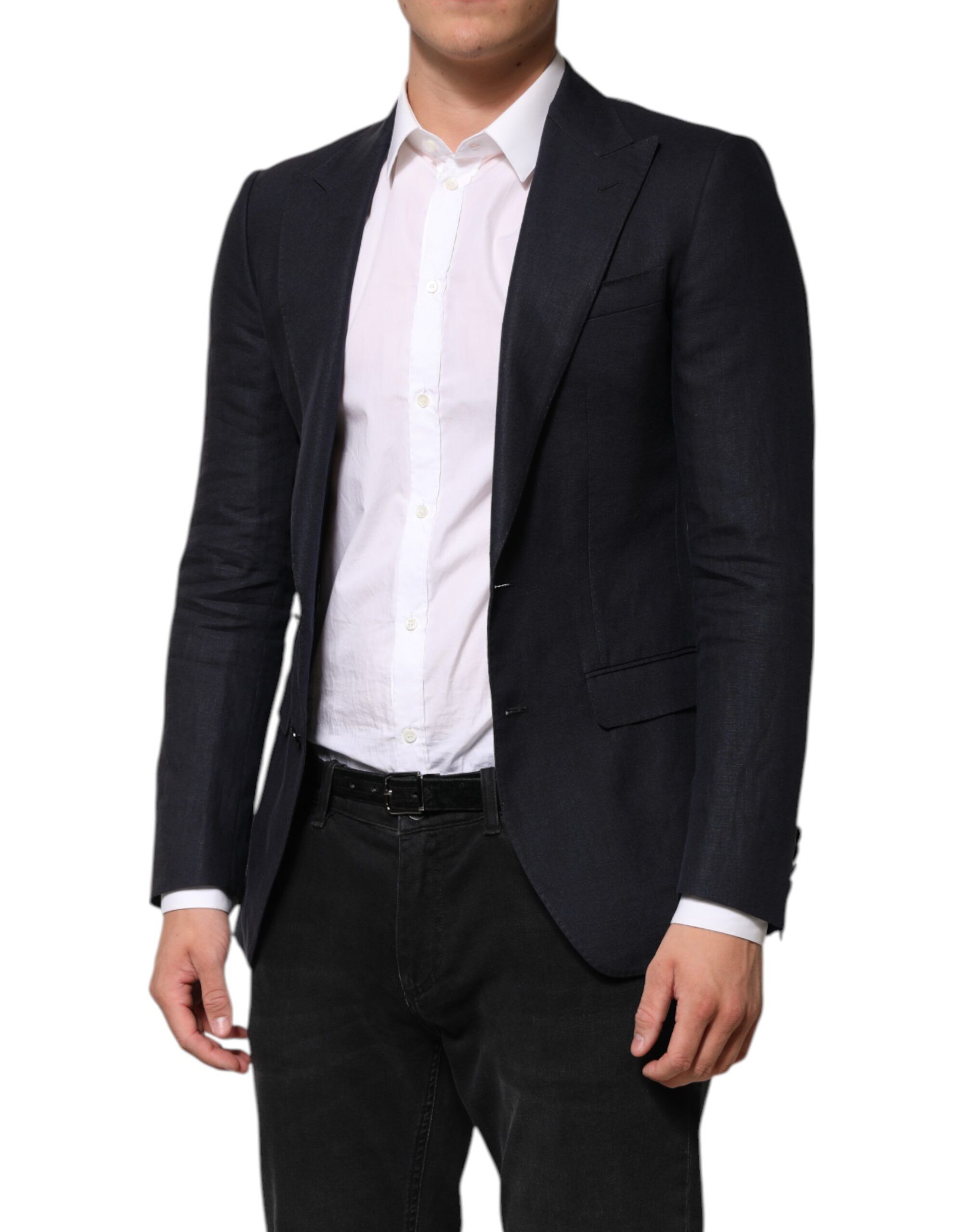 Dark Single Breasted Men Suit Men's Blazer (Pre-Owned) - Dolce & Gabbana - Modalova