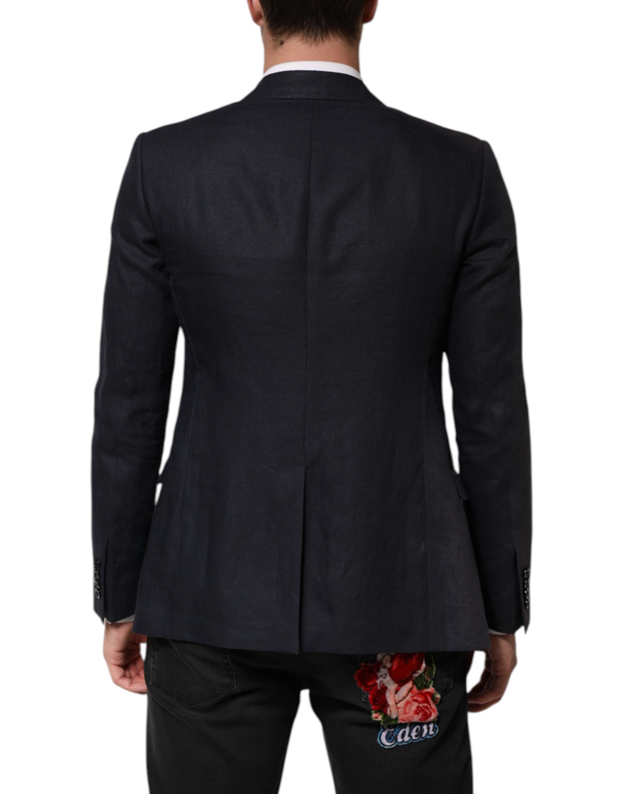 Dark Single Breasted Men Suit Men's Blazer (Pre-Owned) - Dolce & Gabbana - Modalova