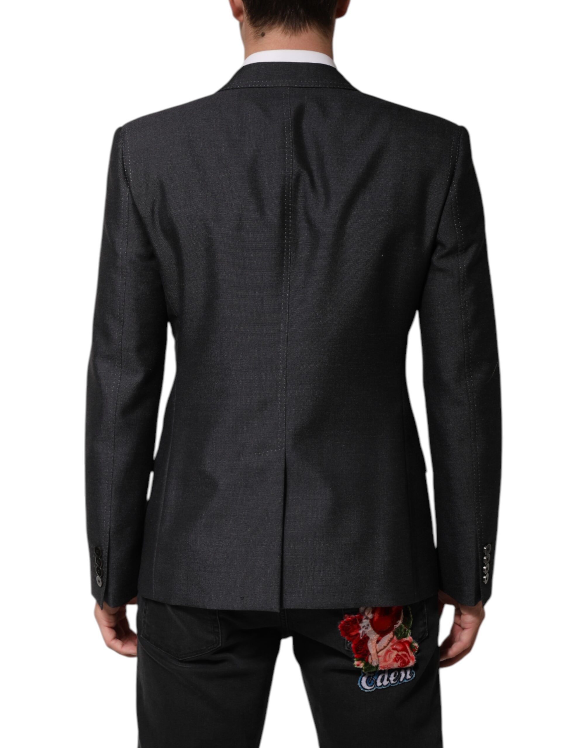 Bee Embroidery Wool Coat Men's Blazer - Dolce & Gabbana - Modalova