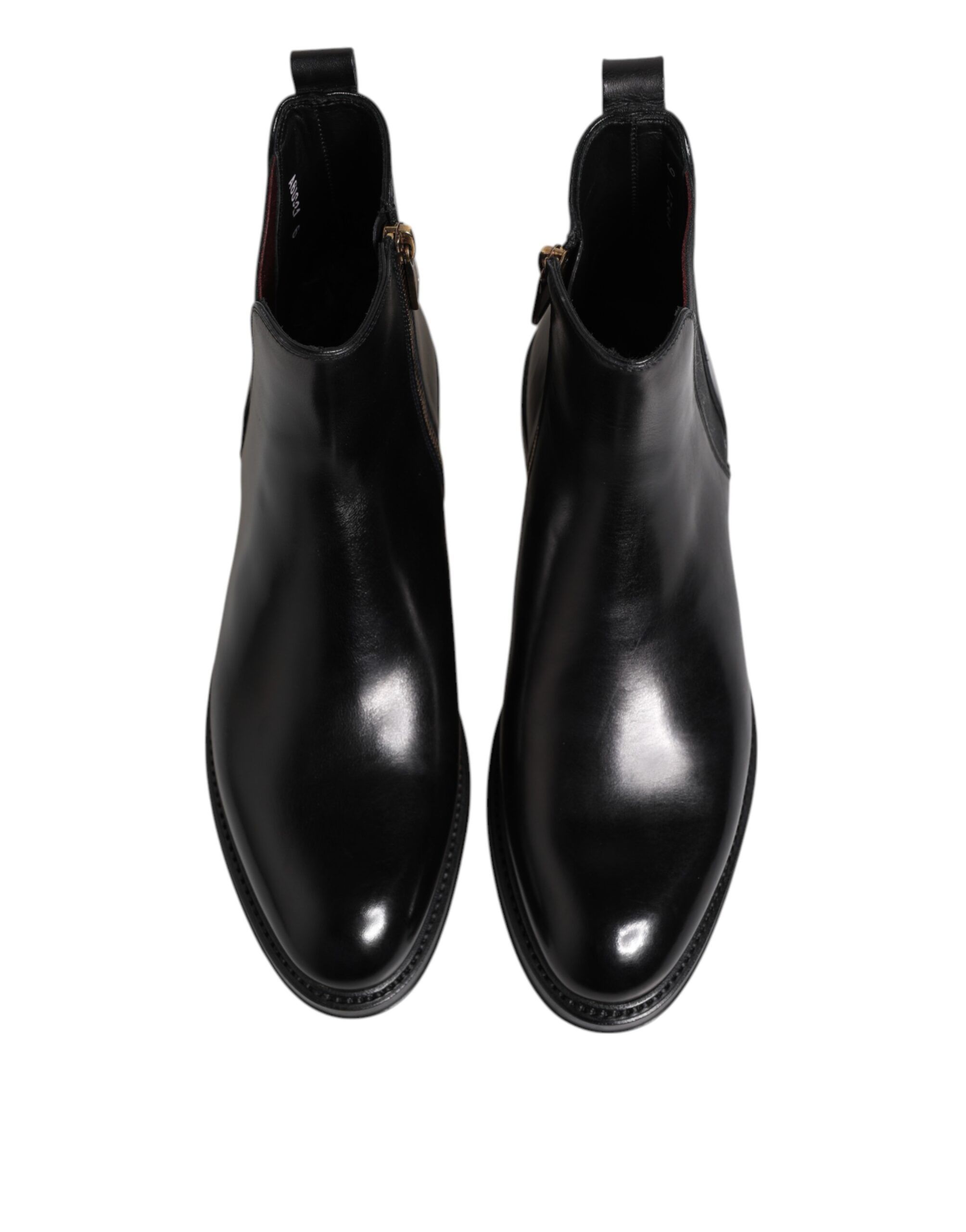Chelsea Leather Mid Calf Boots Men's Shoes - Dolce & Gabbana - Modalova
