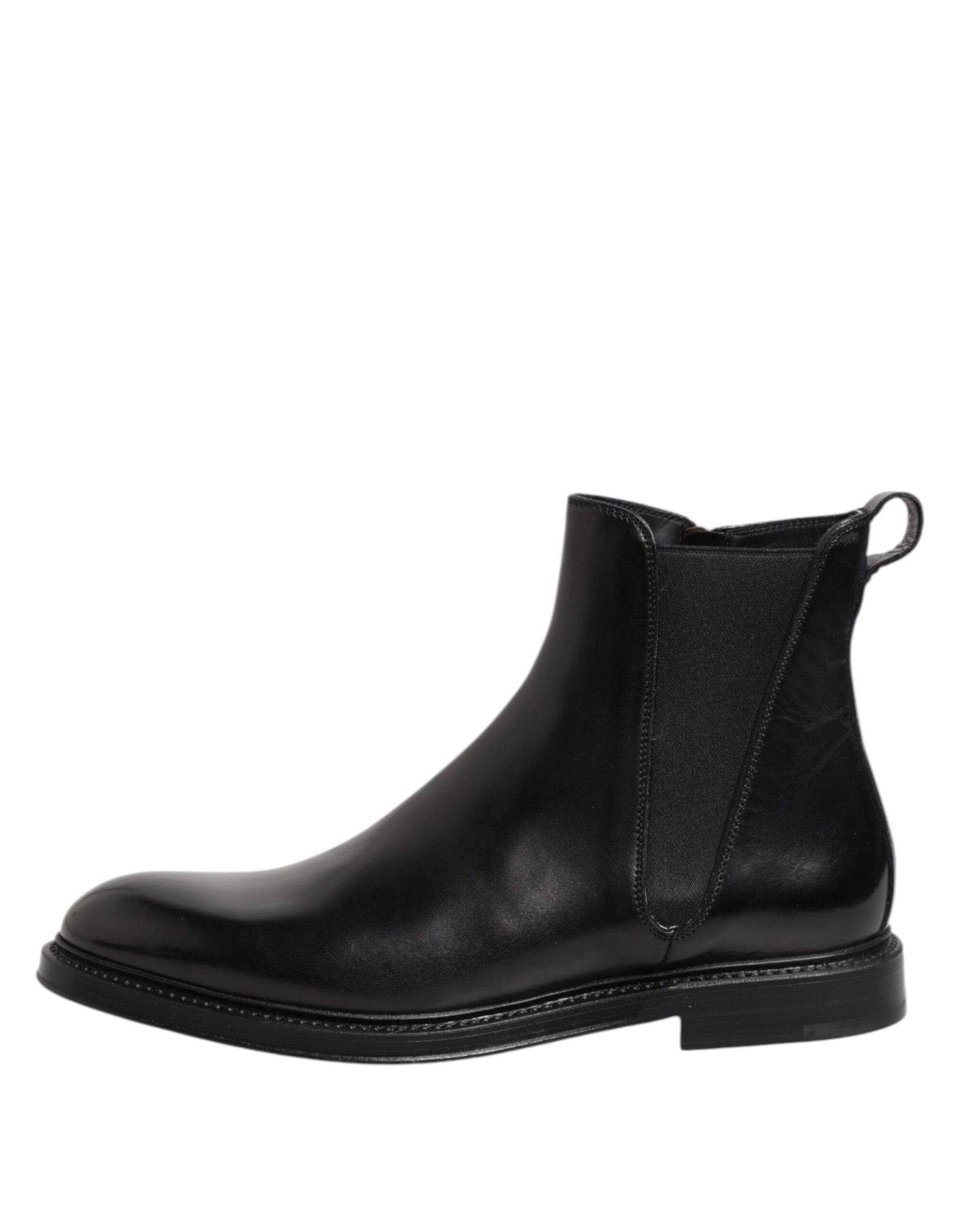 Chelsea Leather Mid Calf Boots Men's Shoes - Dolce & Gabbana - Modalova
