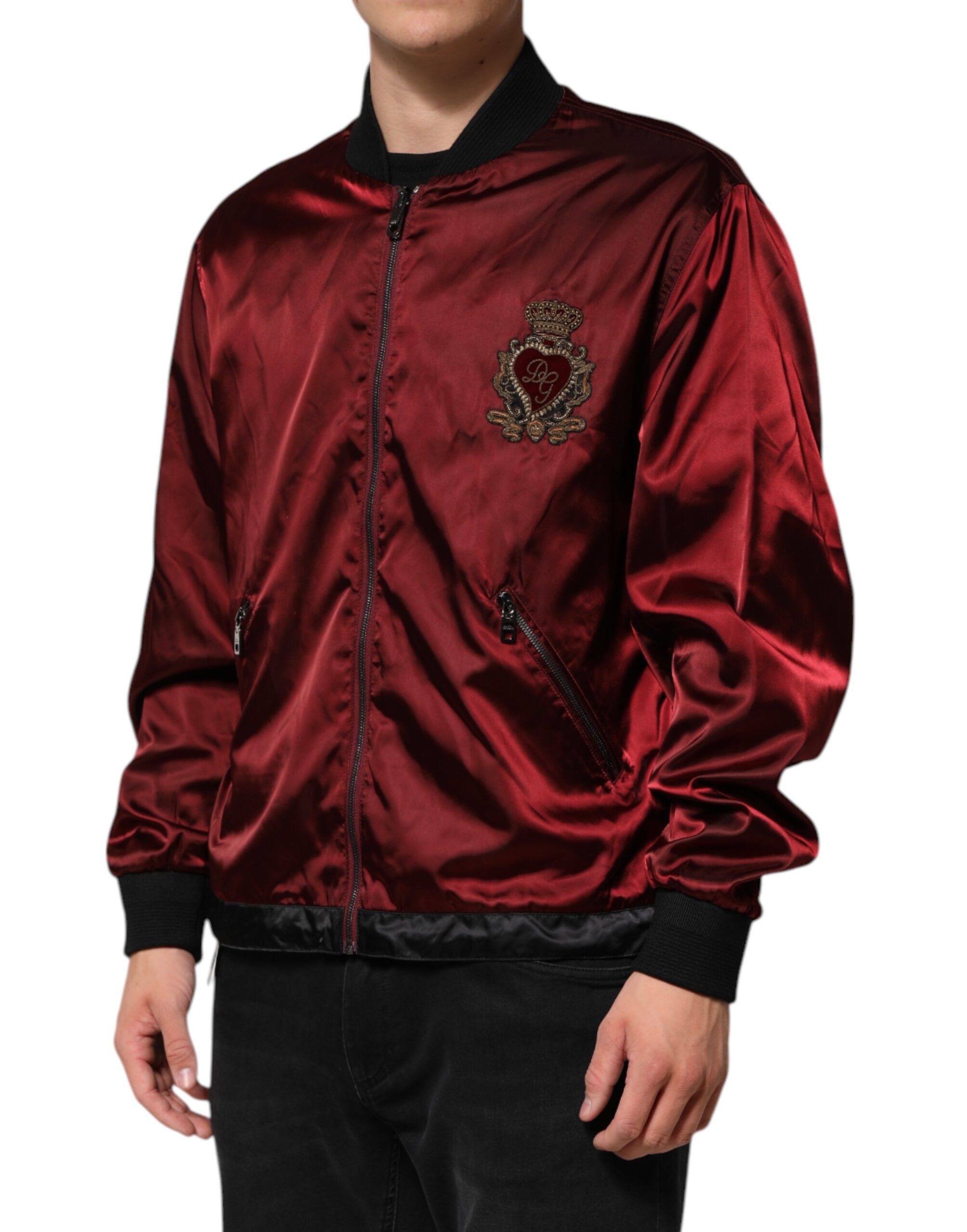 Nylon DG Crown Embroidery Men's Jacket (Pre-Owned) - Dolce & Gabbana - Modalova