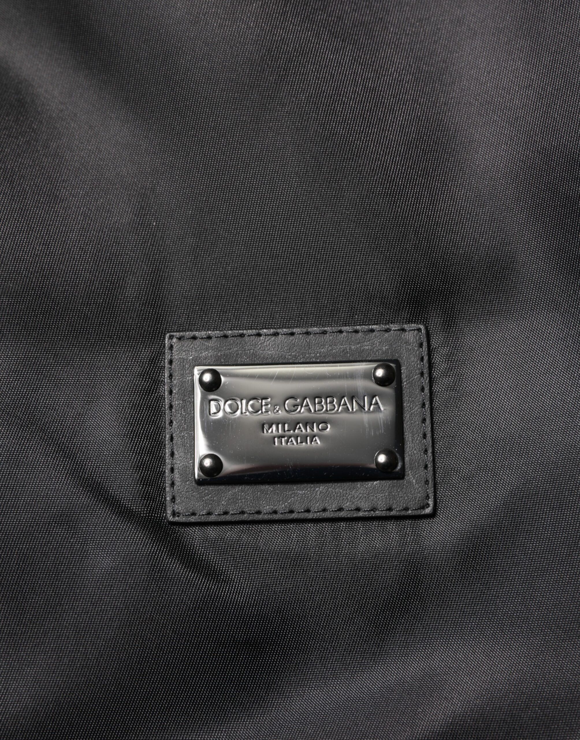 Polyester Logo Plaque Bomber Men's Jacket (Pre-Owned) - Dolce & Gabbana - Modalova