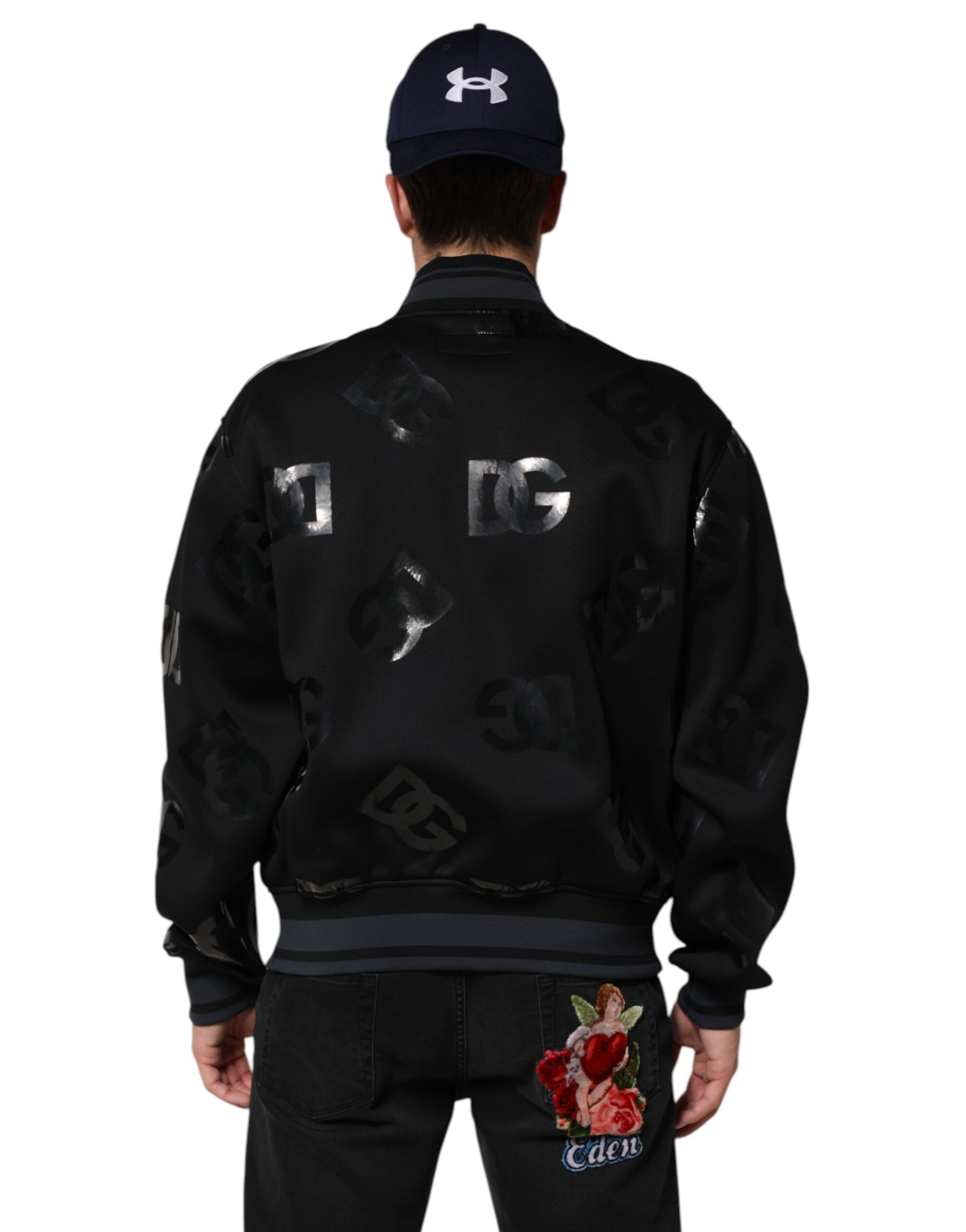 Wool Logo DG Mania Men Bomber Men's Jacket - Dolce & Gabbana - Modalova