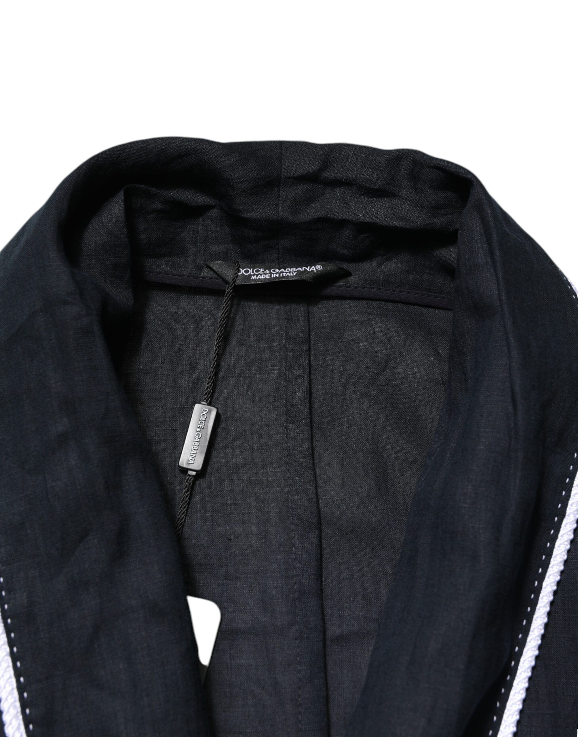 Dark DG Embroidery Jacket Robe Men's Blazer - Dolce & Gabbana - Modalova