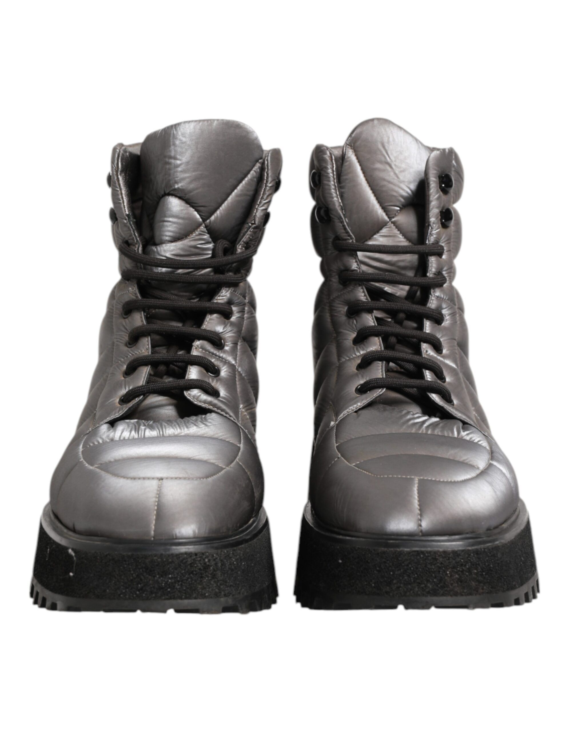 Padded Mid Calf Lace Up Boots Men's Shoes (Pre-Owned) - Dolce & Gabbana - Modalova