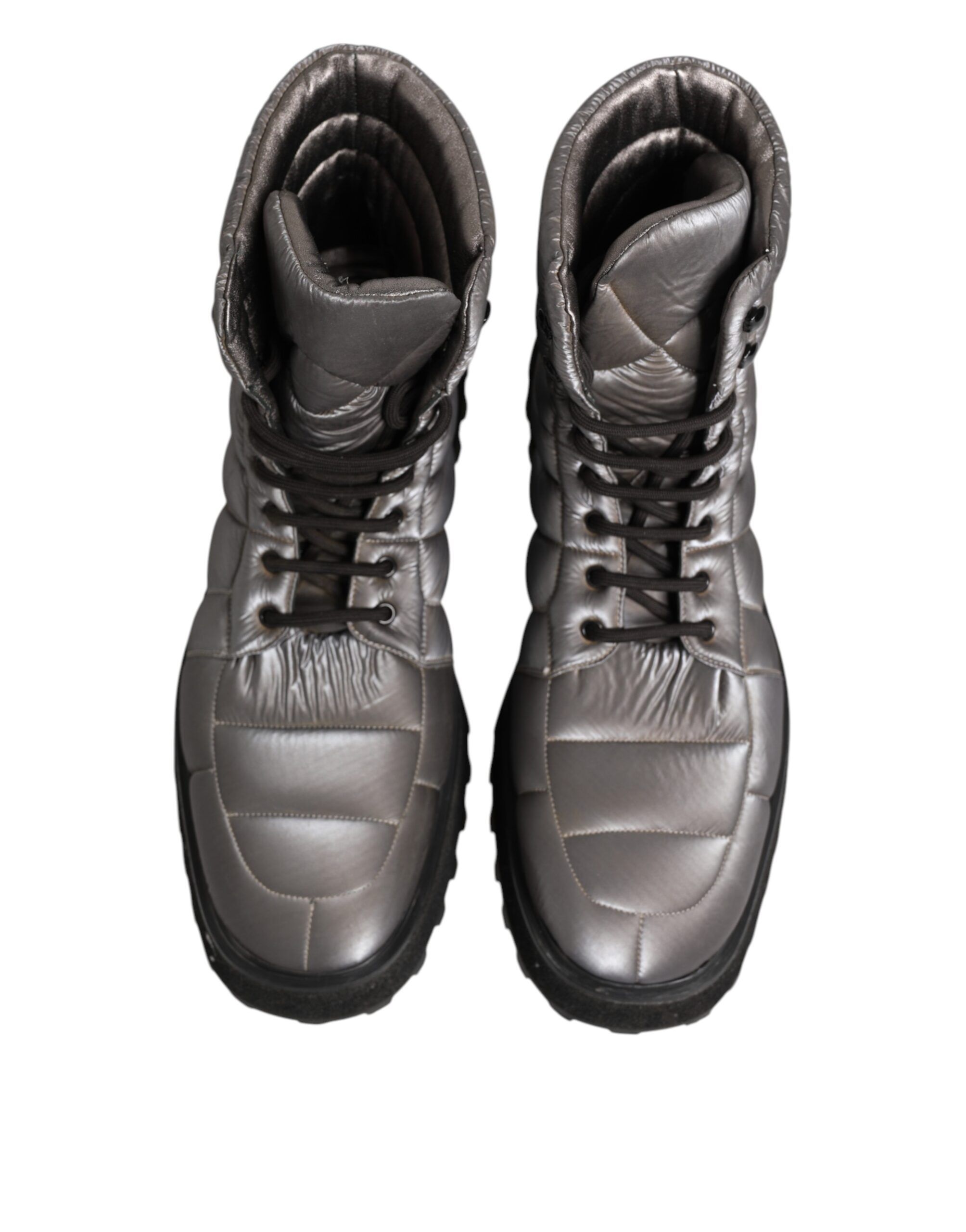 Padded Mid Calf Lace Up Boots Men's Shoes (Pre-Owned) - Dolce & Gabbana - Modalova
