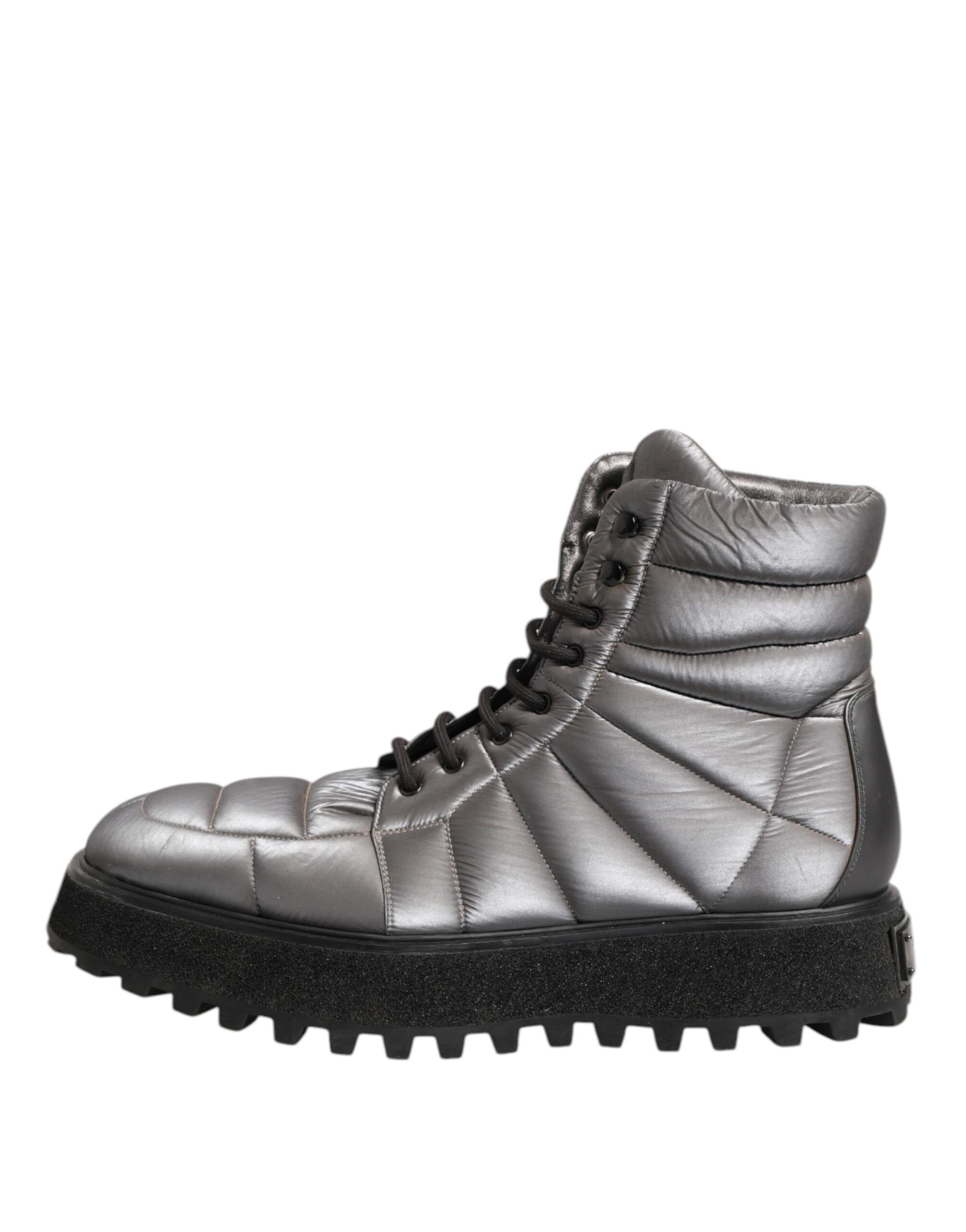 Padded Mid Calf Lace Up Boots Men's Shoes (Pre-Owned) - Dolce & Gabbana - Modalova