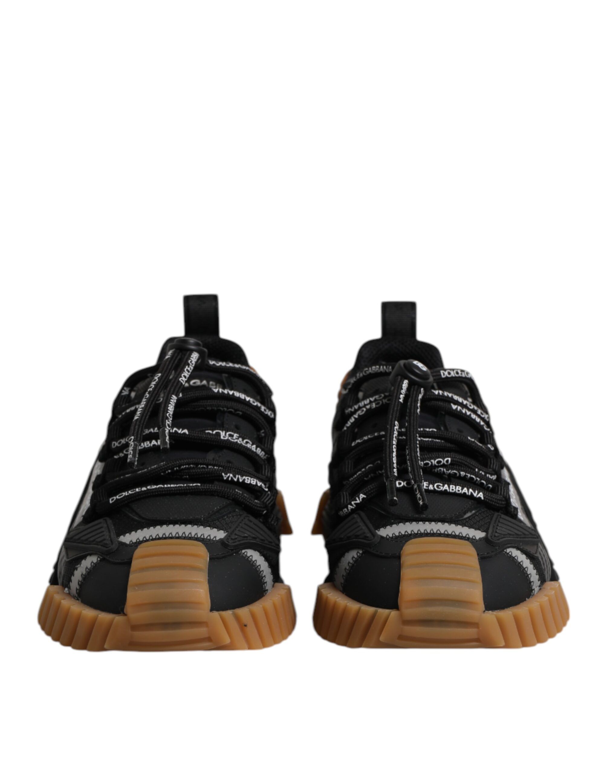 Black Logo Lace Up Low Top NS1 Sneakers Men's Shoes (Pre-Owned) - Dolce & Gabbana - Modalova