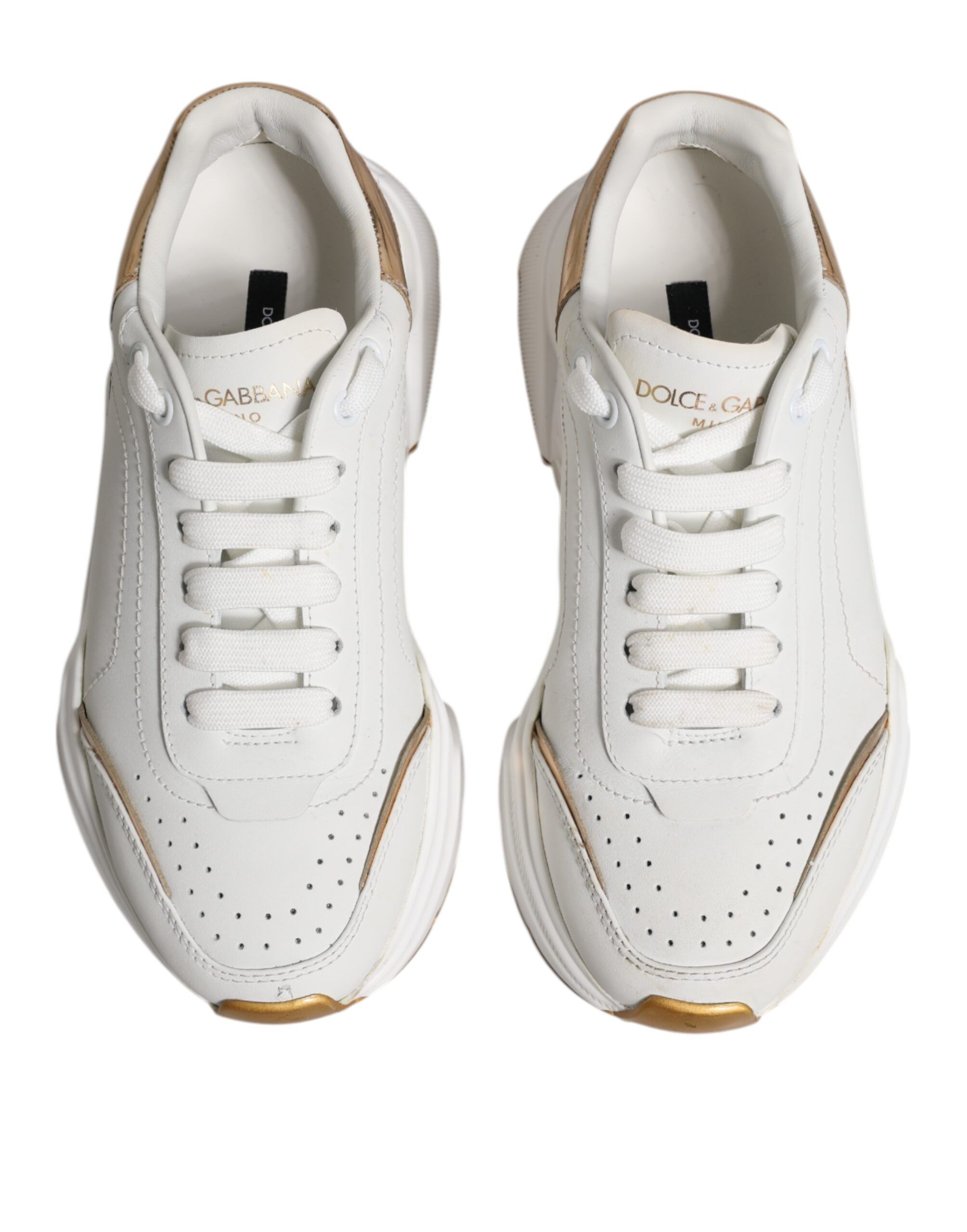 Gold Daymaster Low Top Sneakers Women's Shoes (Pre-Owned) - Dolce & Gabbana - Modalova