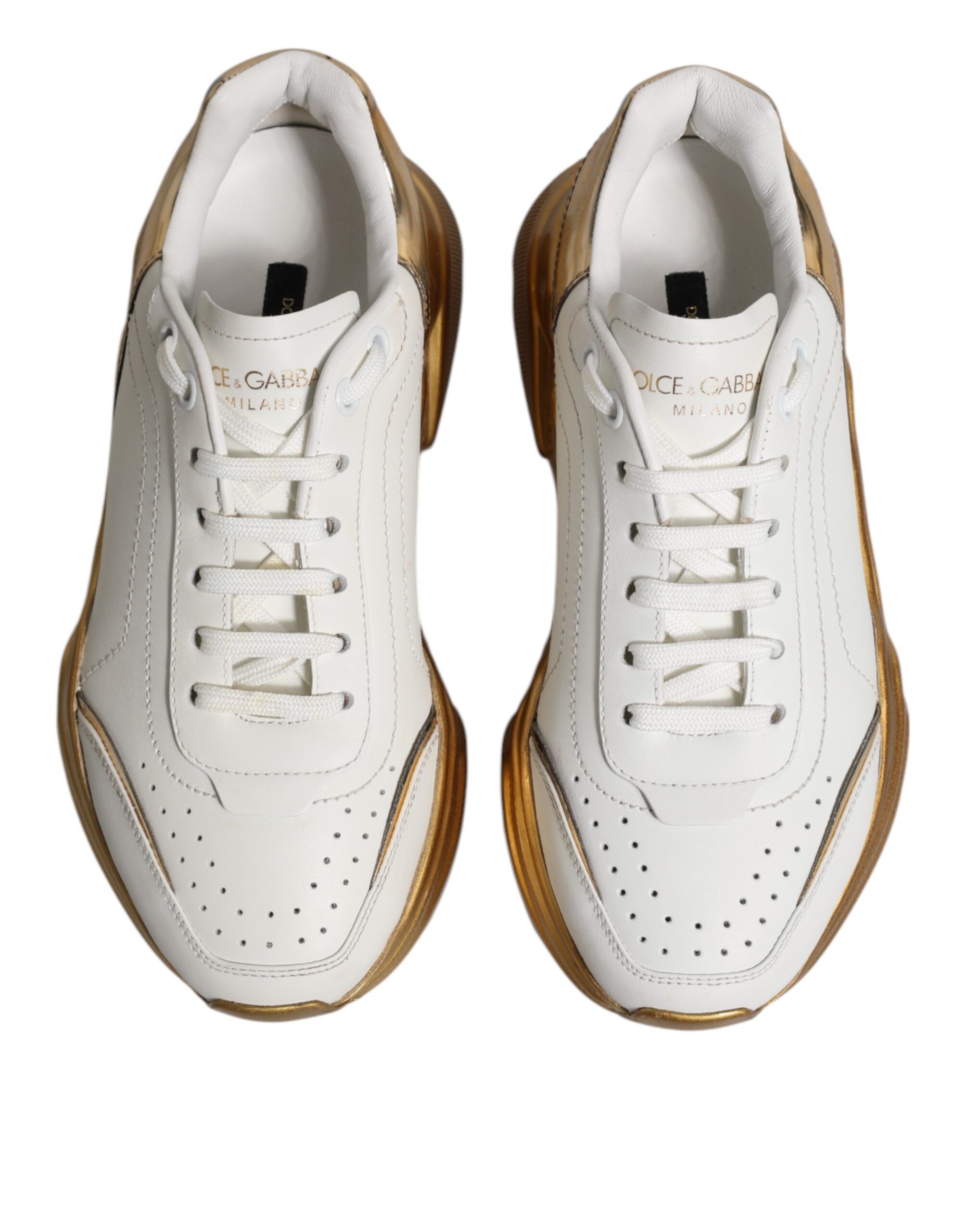Gold Daymaster Low Top Sneakers Women's Shoes (Pre-Owned) - Dolce & Gabbana - Modalova