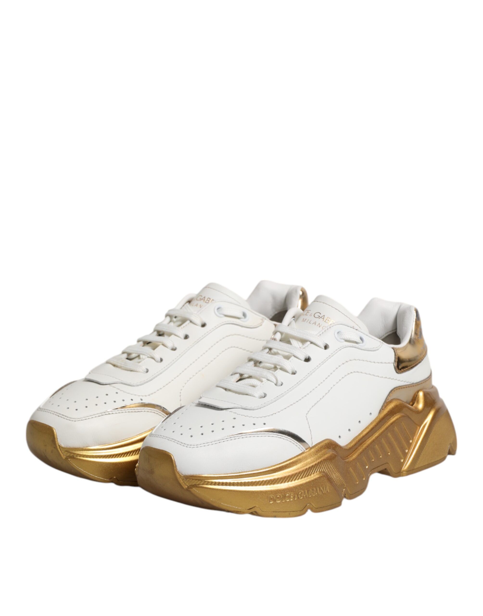 Gold Daymaster Low Top Sneakers Women's Shoes (Pre-Owned) - Dolce & Gabbana - Modalova