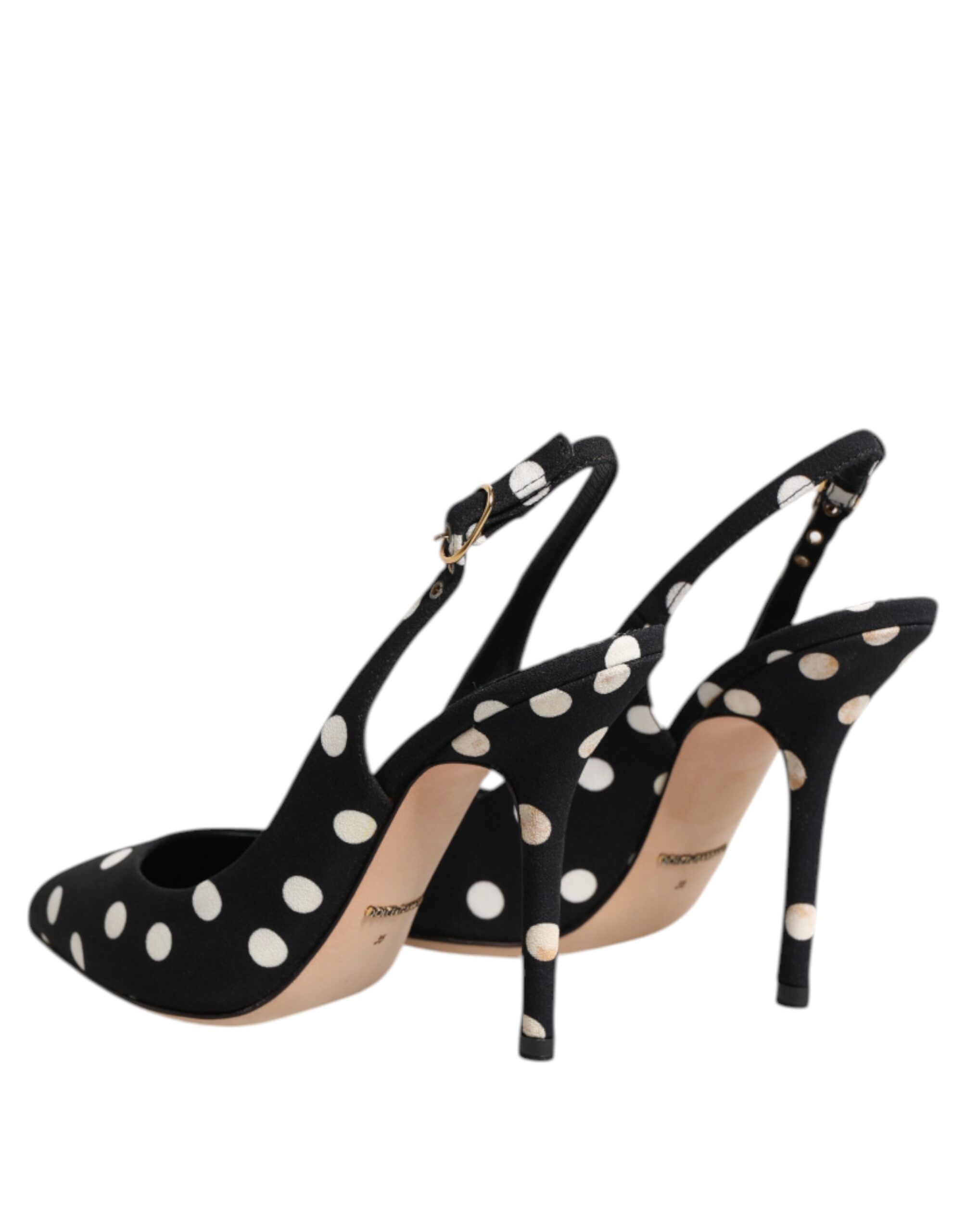Dotted Stiletto Slingback Women's Shoes (Pre-Owned) - Dolce & Gabbana - Modalova