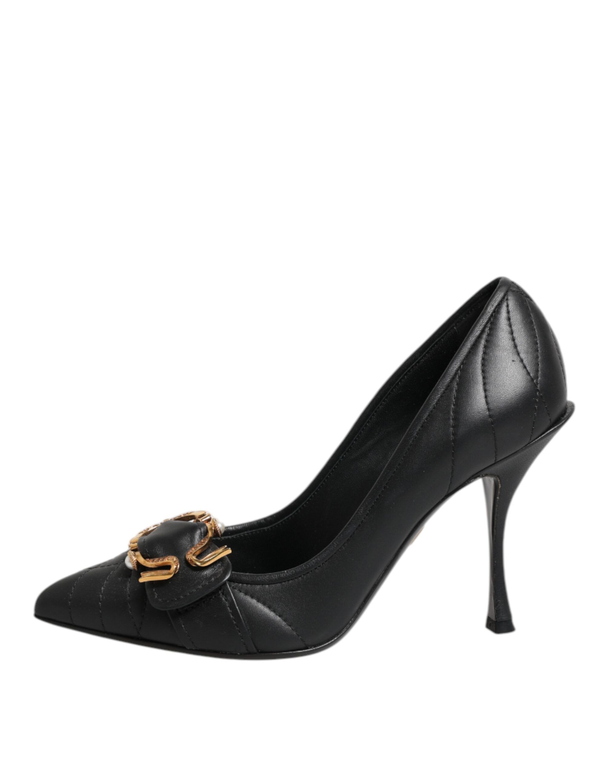 Devotion Leather Heels Pumps Women's Shoes - Dolce & Gabbana - Modalova