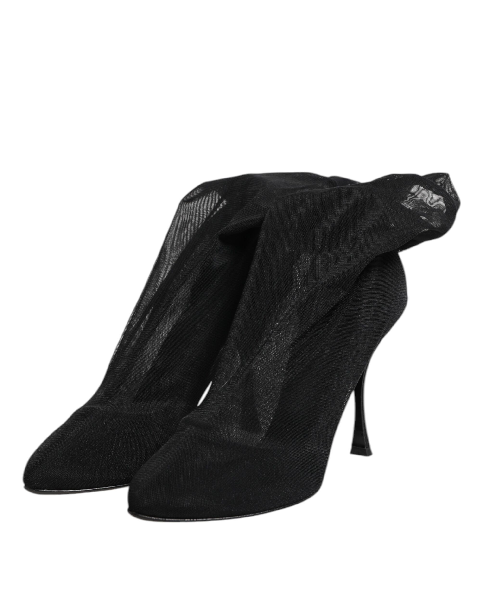 Silk Stretch Mesh Sock Boots Women's Shoes - Dolce & Gabbana - Modalova