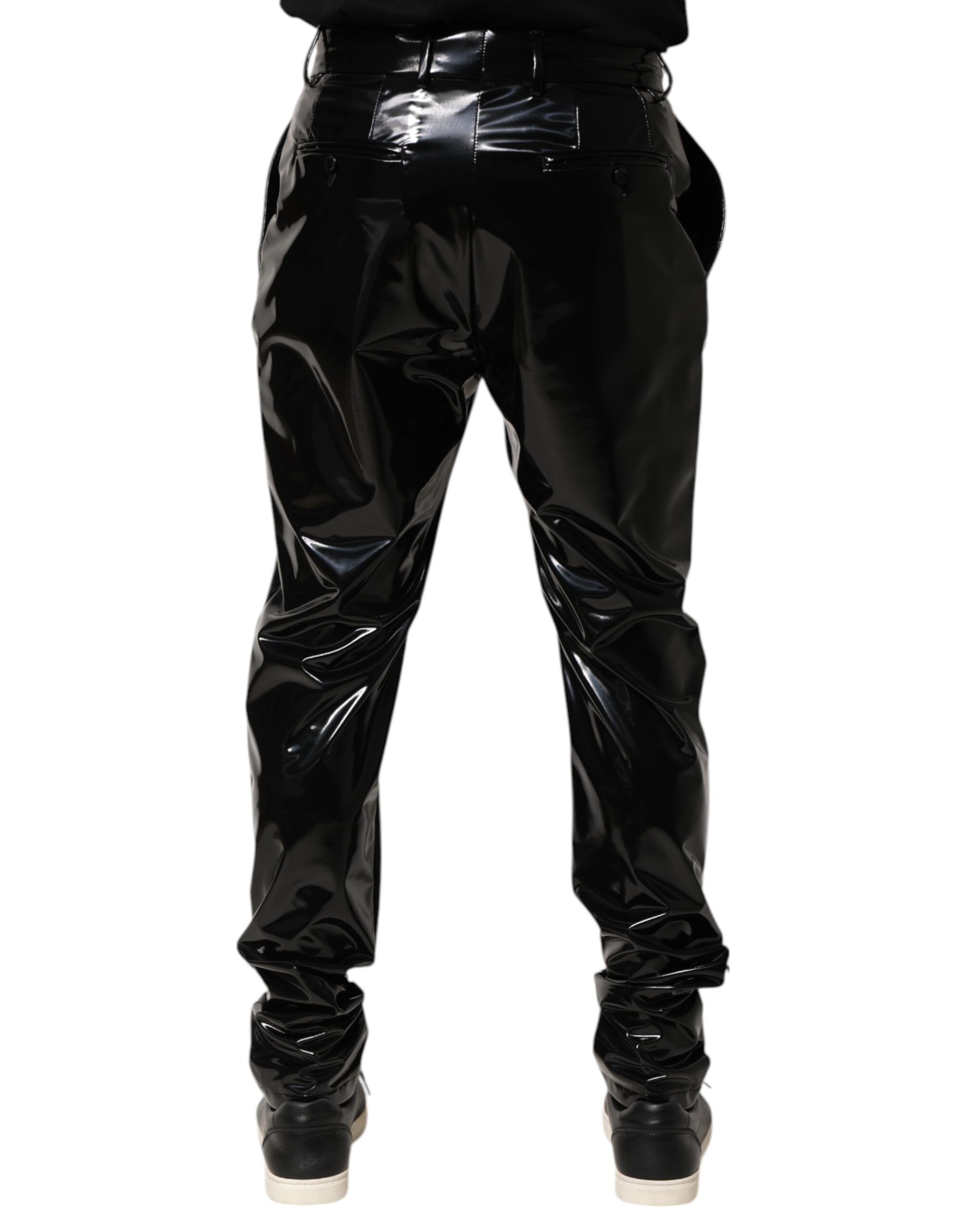 Polyester Mid Waist Men Trouser Men's Pants - Dolce & Gabbana - Modalova