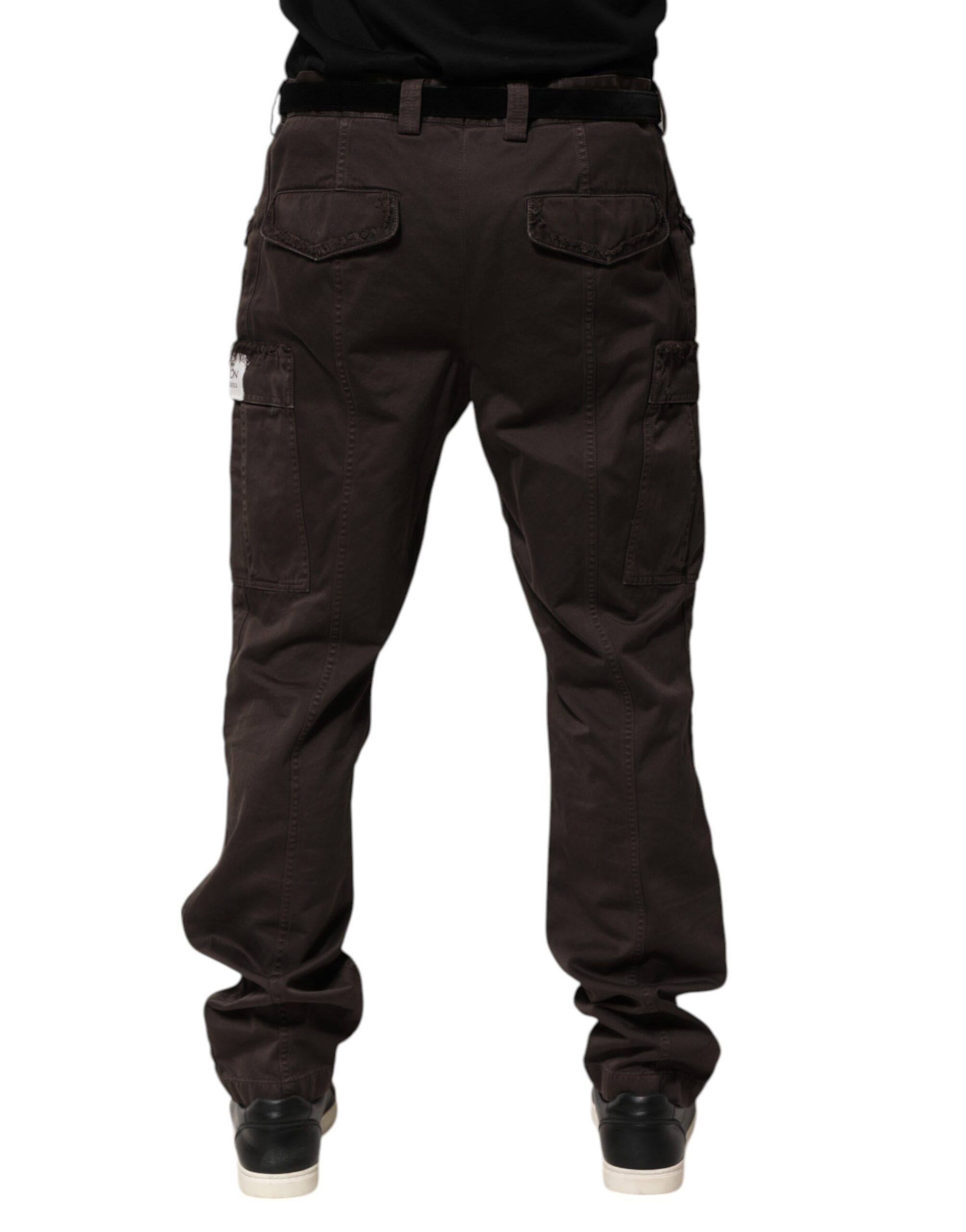 Cotton Stretch Cargo Men Trouser Men's Pants - Dolce & Gabbana - Modalova