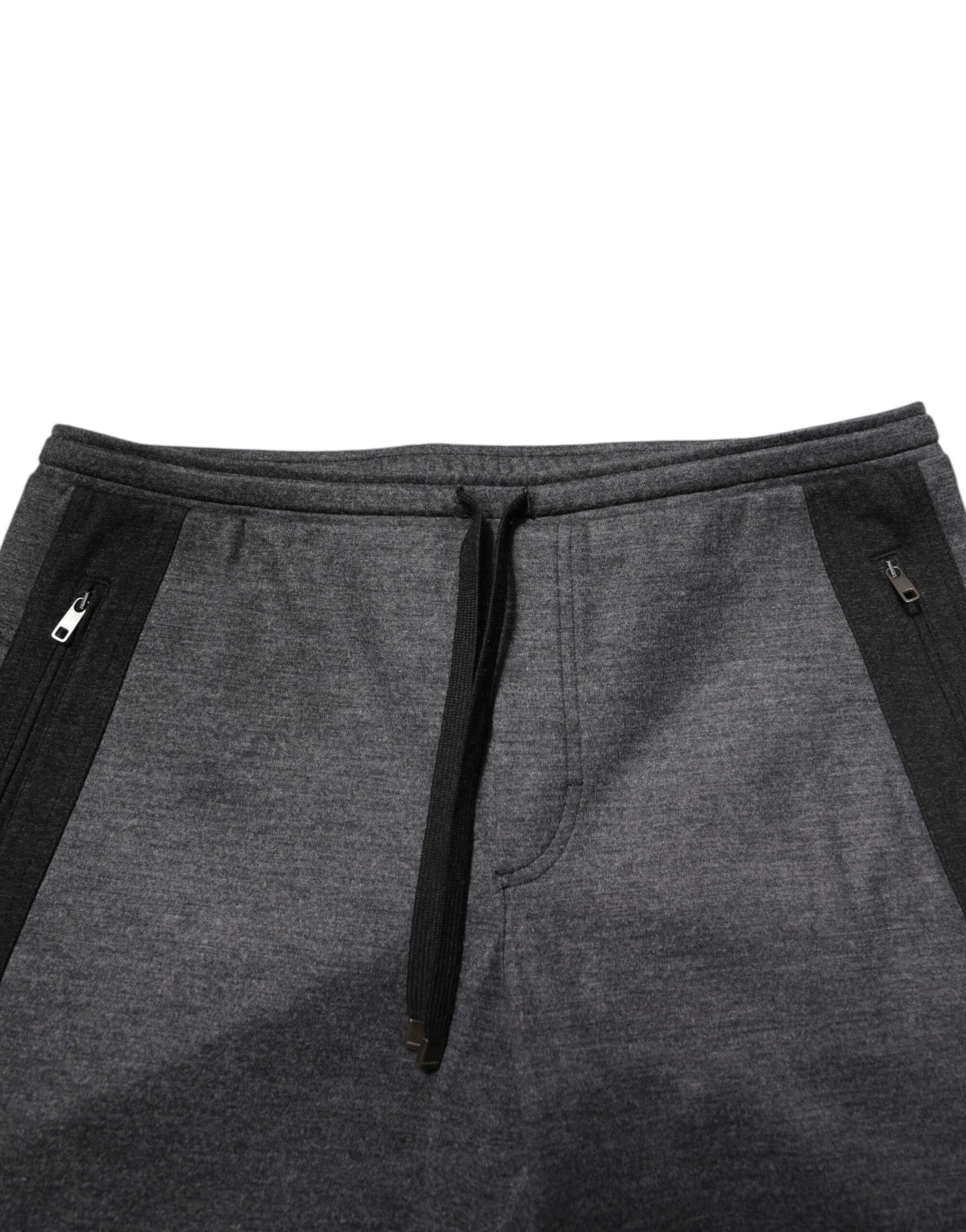 Black Wool Blend Jogger SweatMen's Men's Pants - Dolce & Gabbana - Modalova