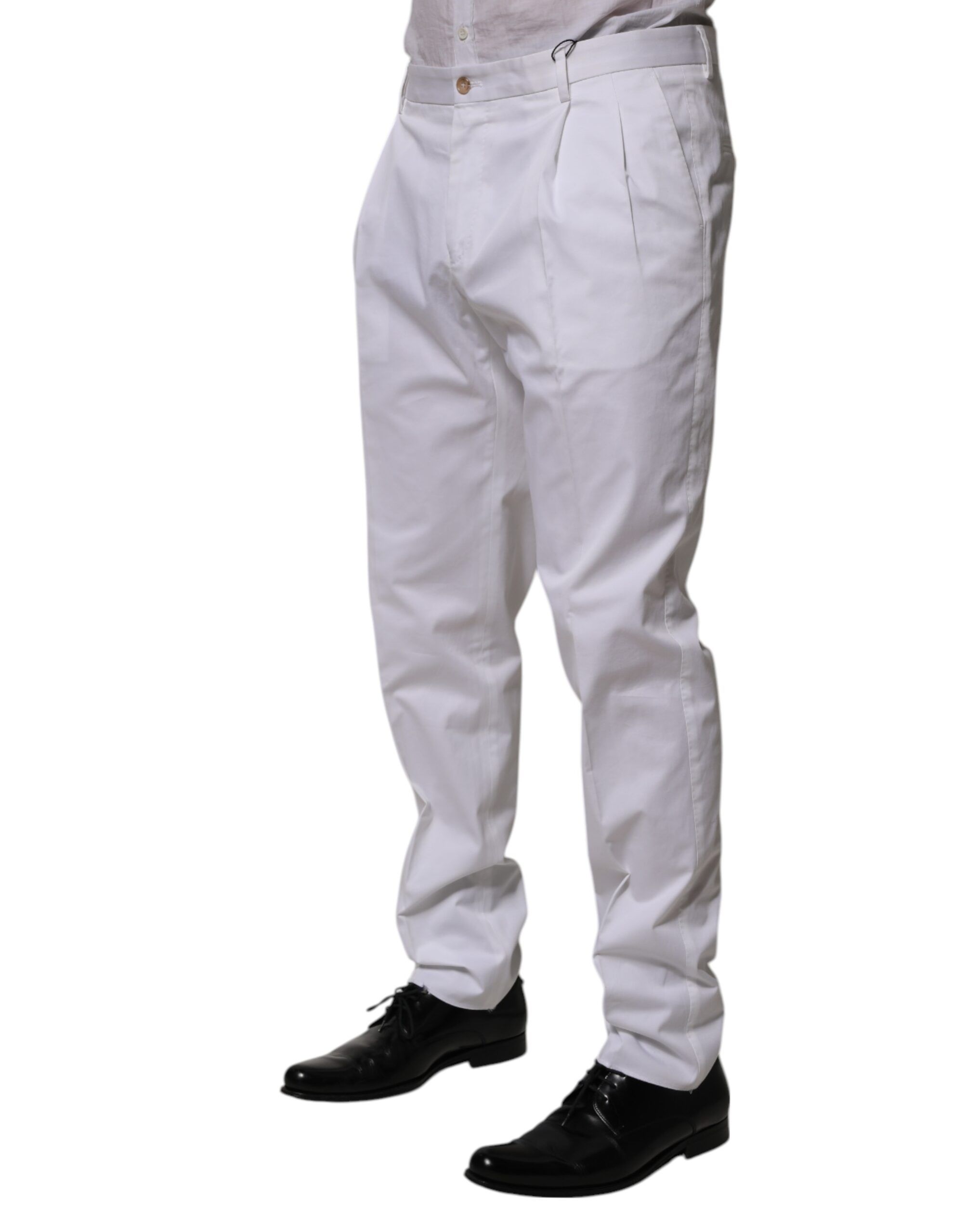Cotton Dress Slim Formal Trouser Men's Pants - Dolce & Gabbana - Modalova