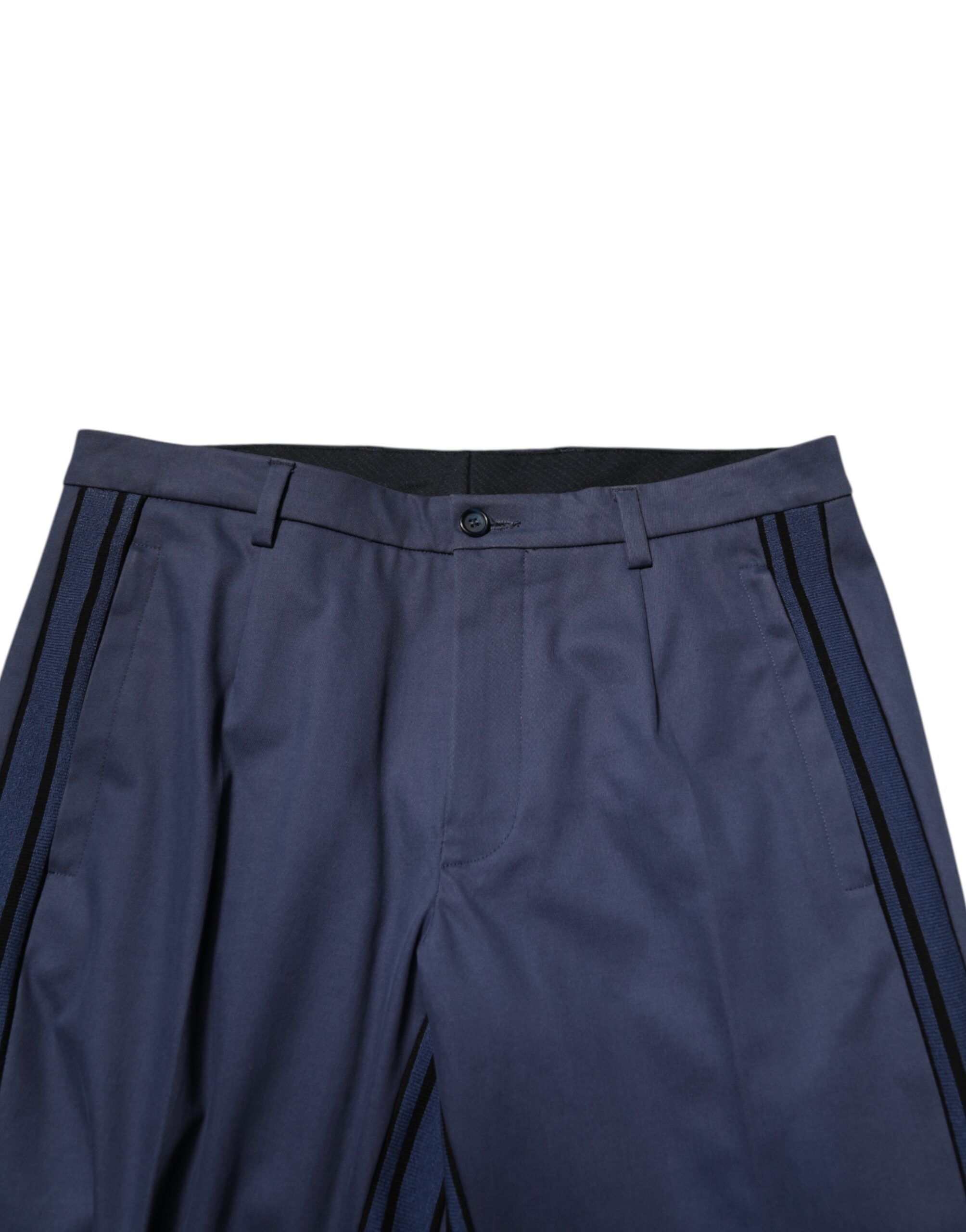 Cotton Tapered Men Formal Trousers Men's Pants - Dolce & Gabbana - Modalova