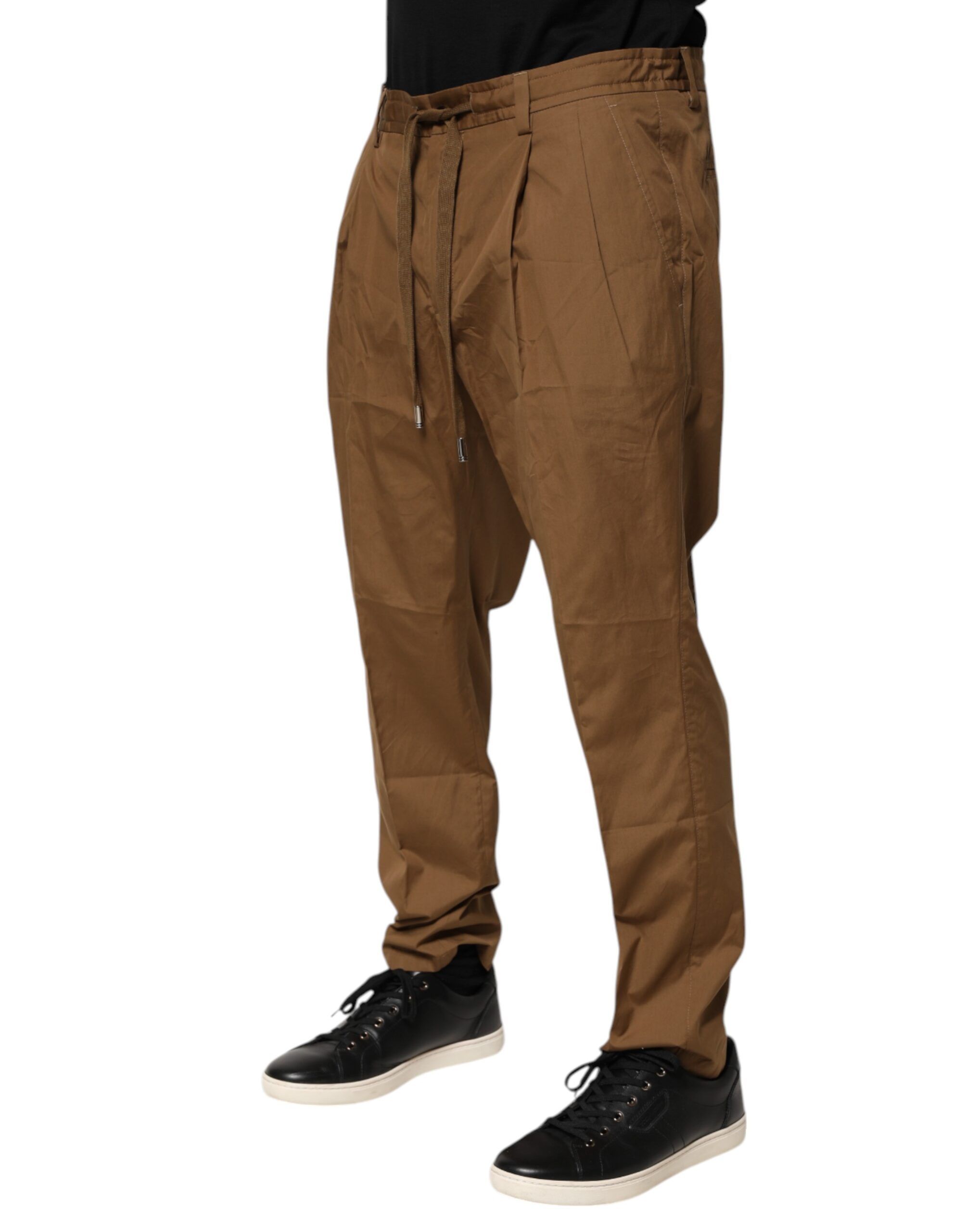 Cotton Chino Mid Waist Men Jogger Men's Pants (Pre-Owned) - Dolce & Gabbana - Modalova