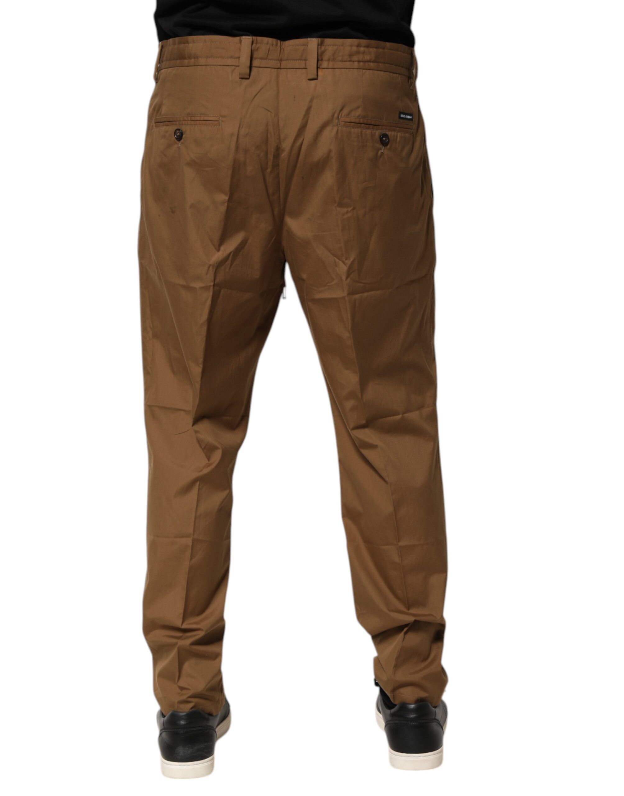 Cotton Chino Mid Waist Men Jogger Men's Pants (Pre-Owned) - Dolce & Gabbana - Modalova